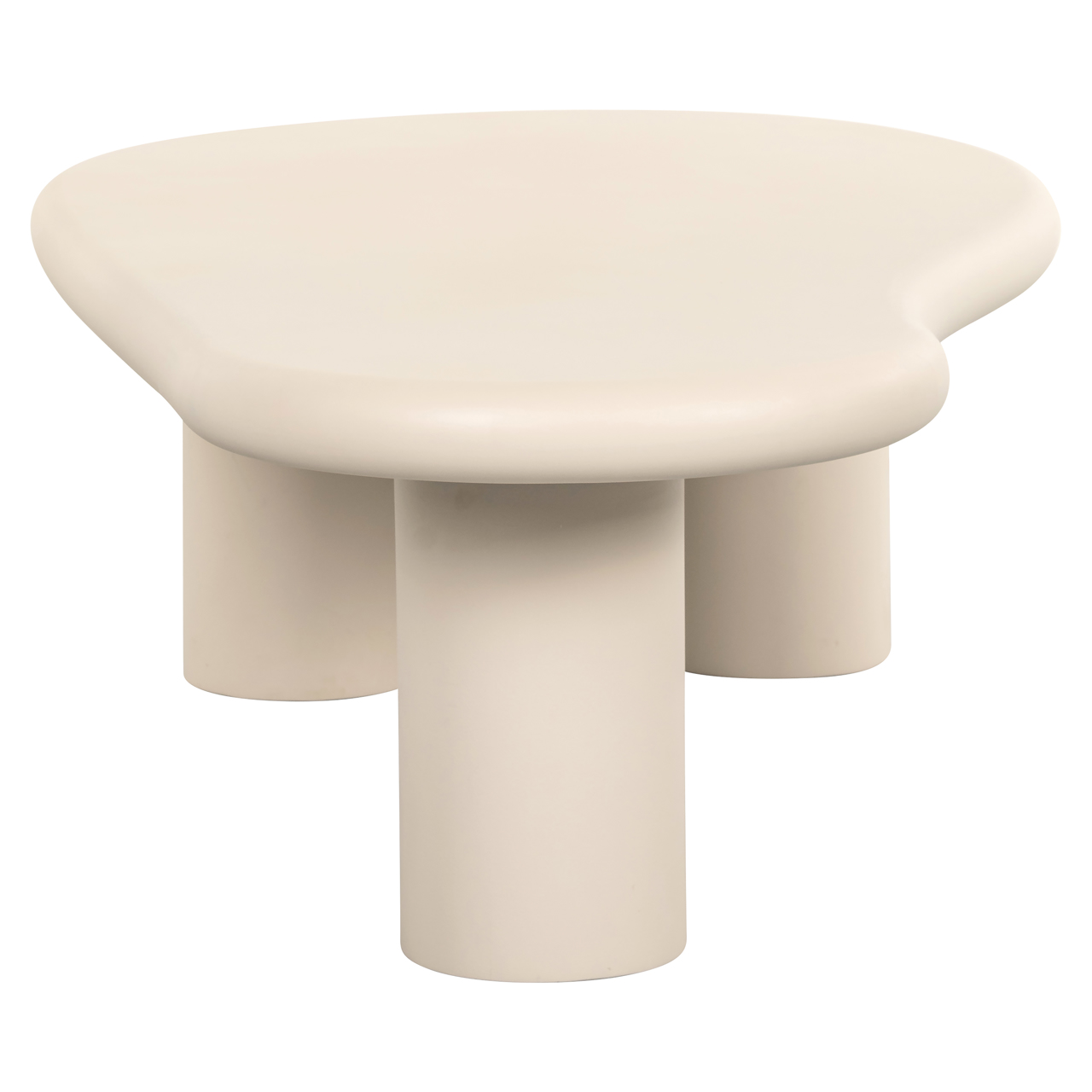 Couchtisch Clayton beige 160x80 (Mdf|Light Eco Plaster Finish) - Richmond Interiors