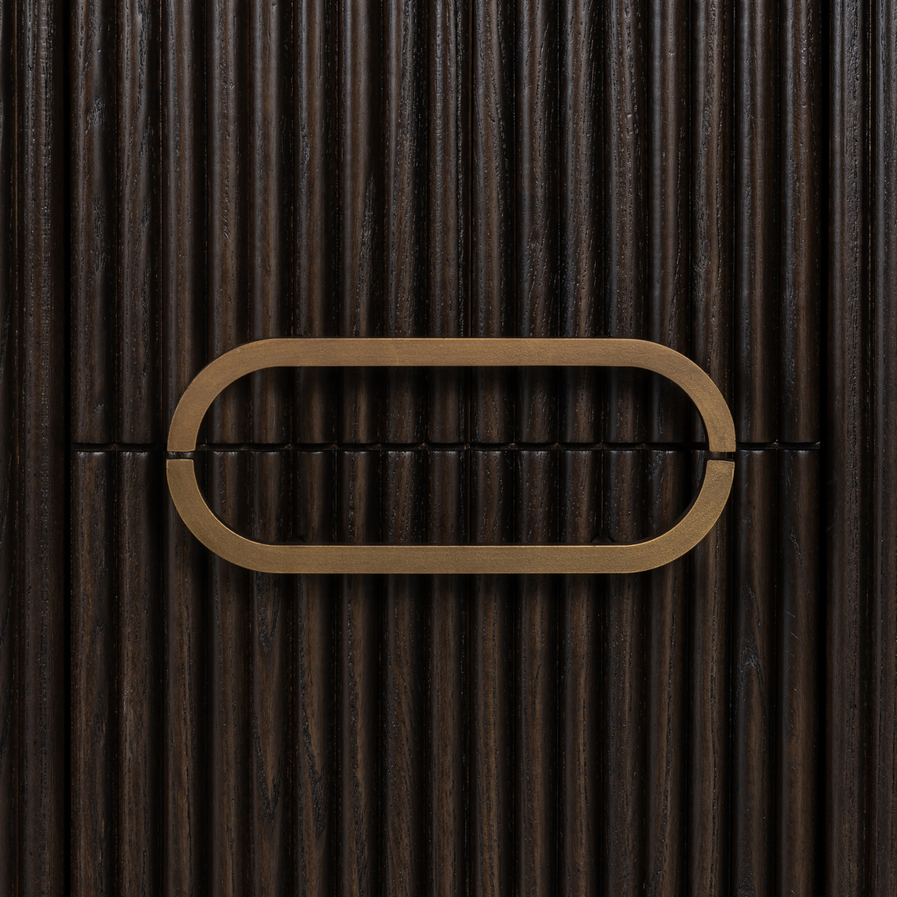 Nachttisch Luxor brown (Eiche|Ijzer|Sperrholz) - Richmond Interiors