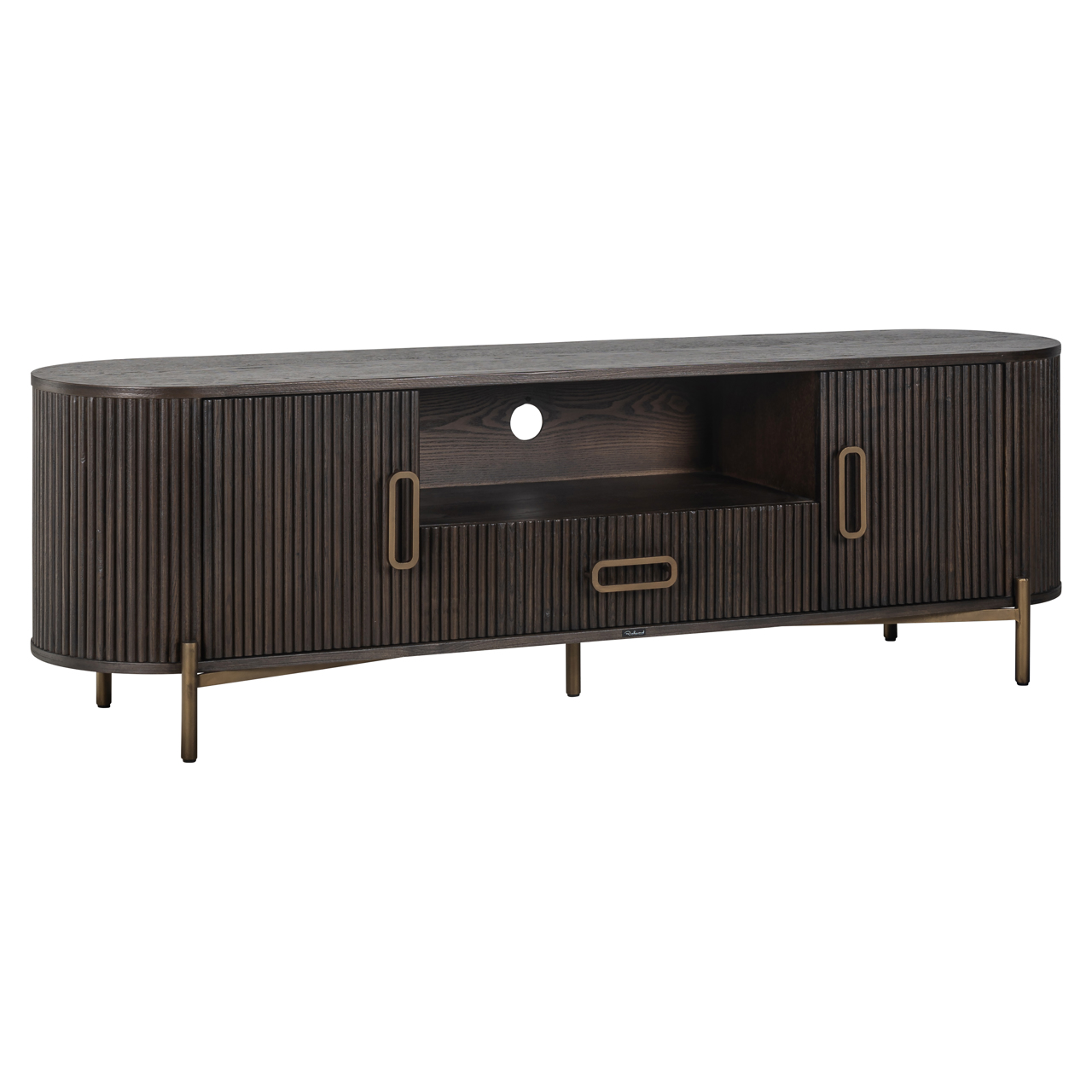 TV-Schrank Luxor brown (Eiche|Ijzer|Sperrholz) - Richmond Interiors