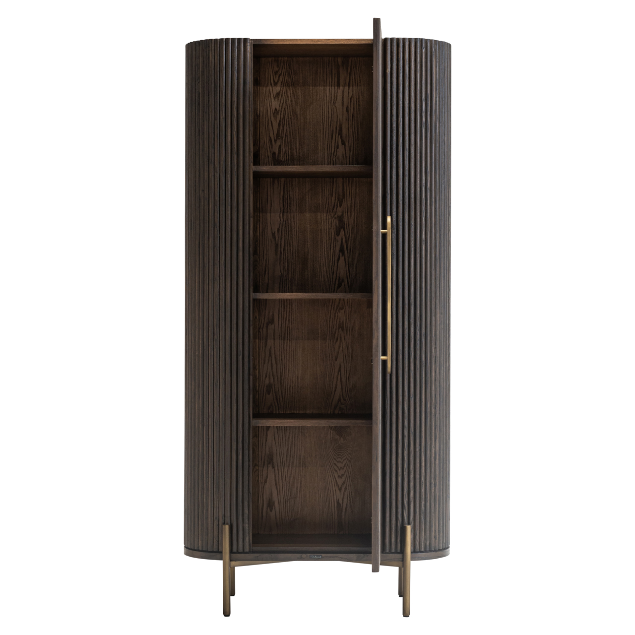 Schrank Luxor brown (Eiche|Ijzer|Sperrholz) - Richmond Interiors