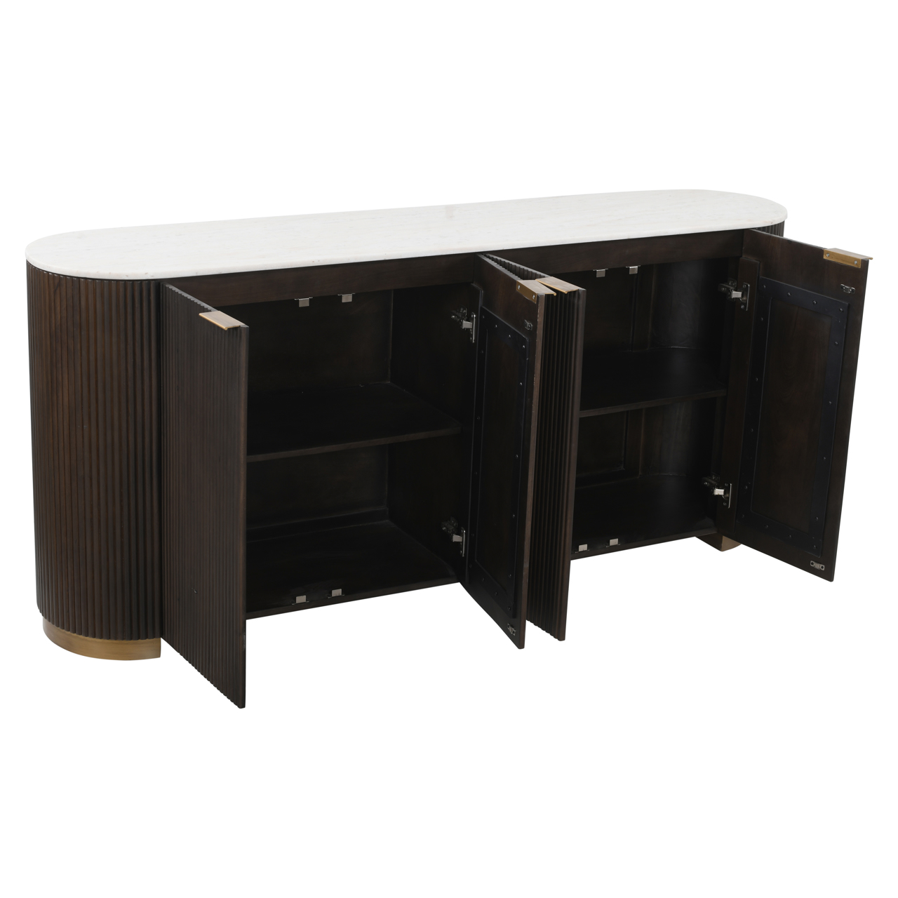 Sideboard Mayfield brown (Metall|Marmor|Mango) - Richmond Interiors