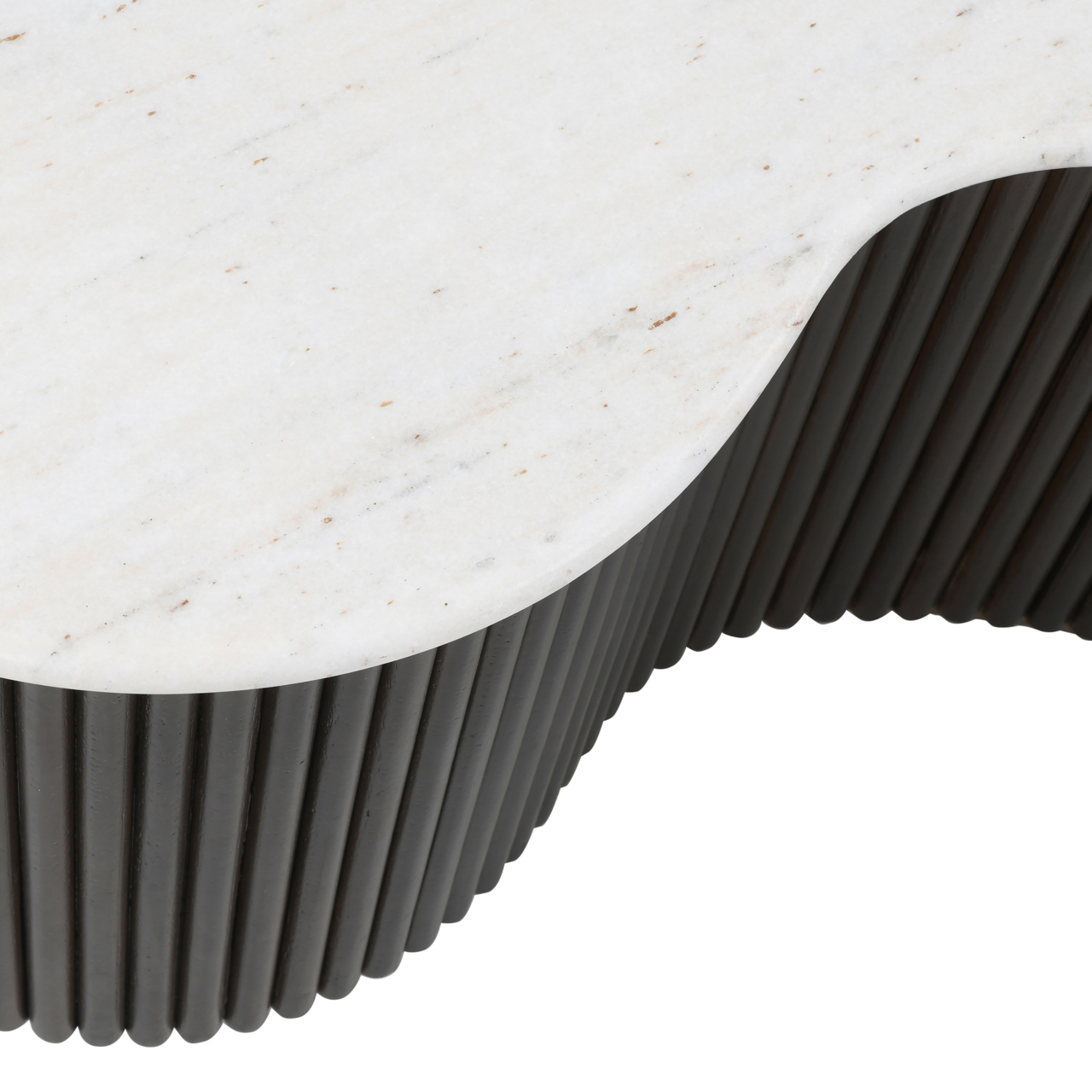 Couchtisch Mayfield brown (Set aus 2) (Metall|Mango|Morchana Marmor) - Richmond Interiors