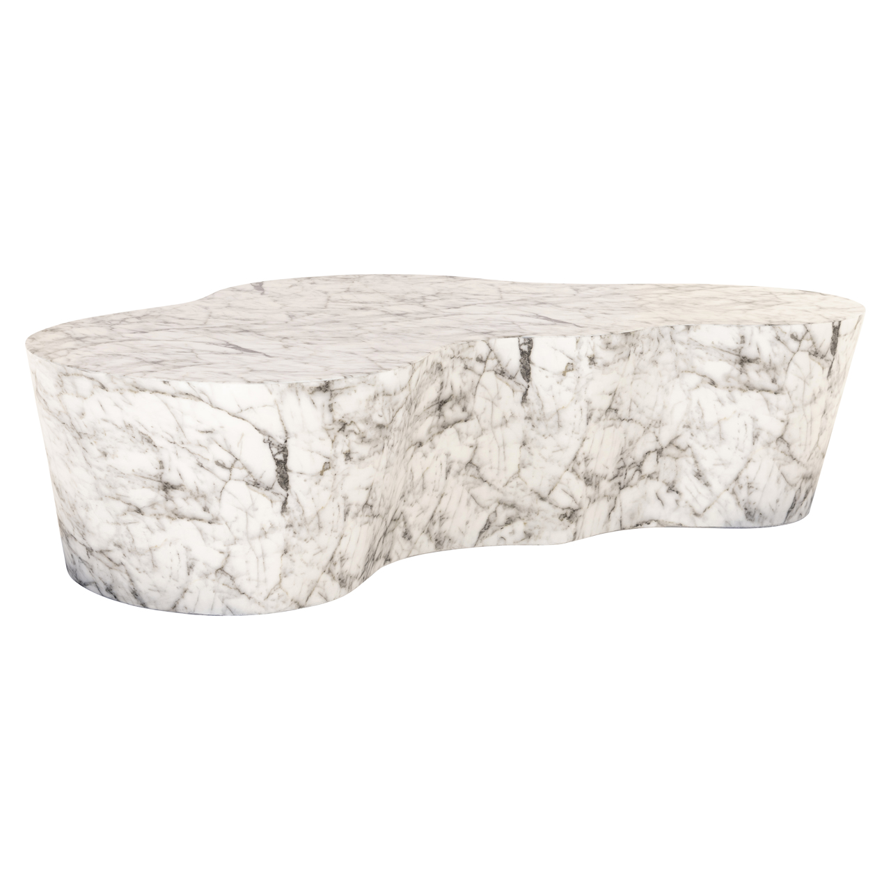 Buiten salontafel Rockyard white marble look - Richmond Interiors