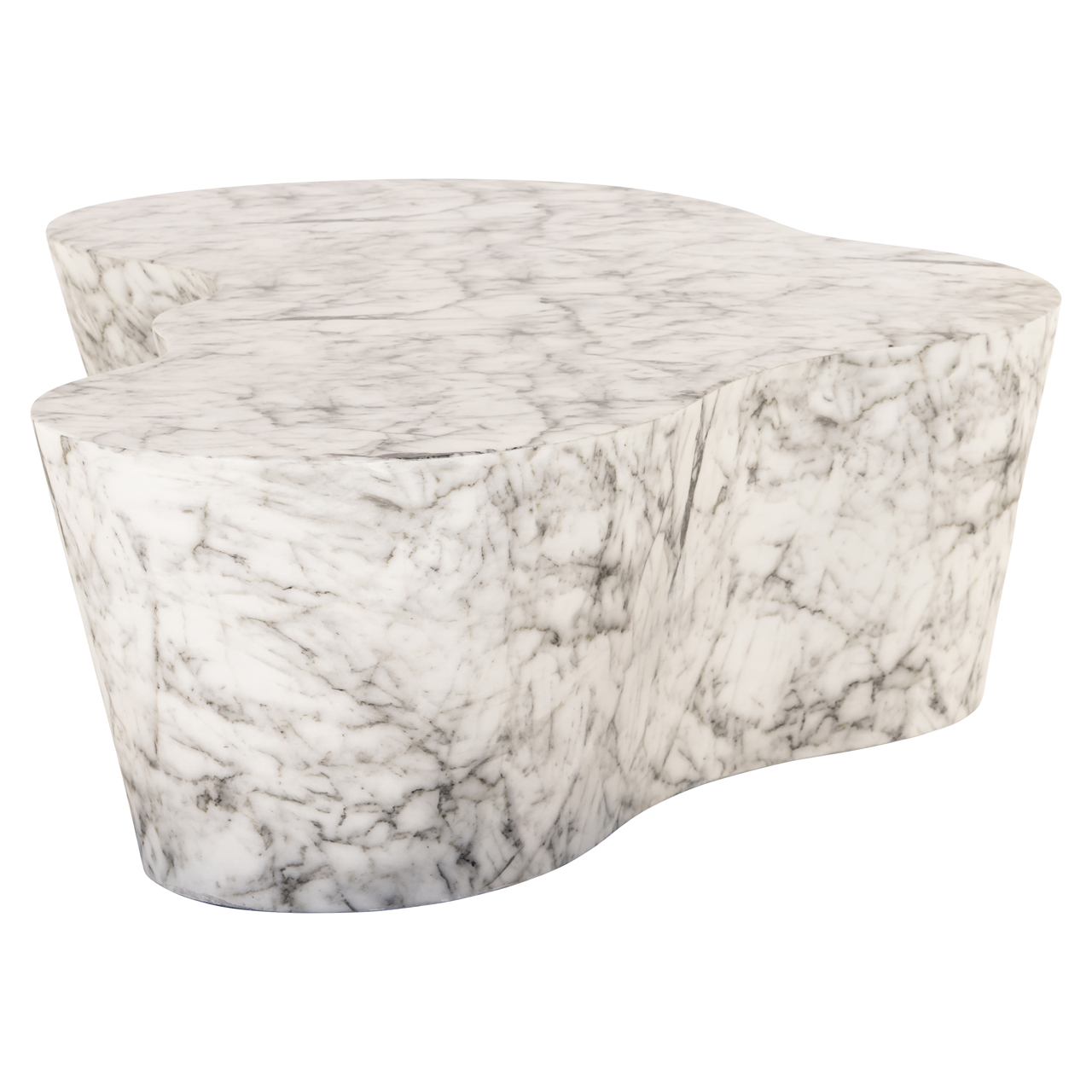 Gartencouchtisch Rockyard white marble look - Richmond Interiors