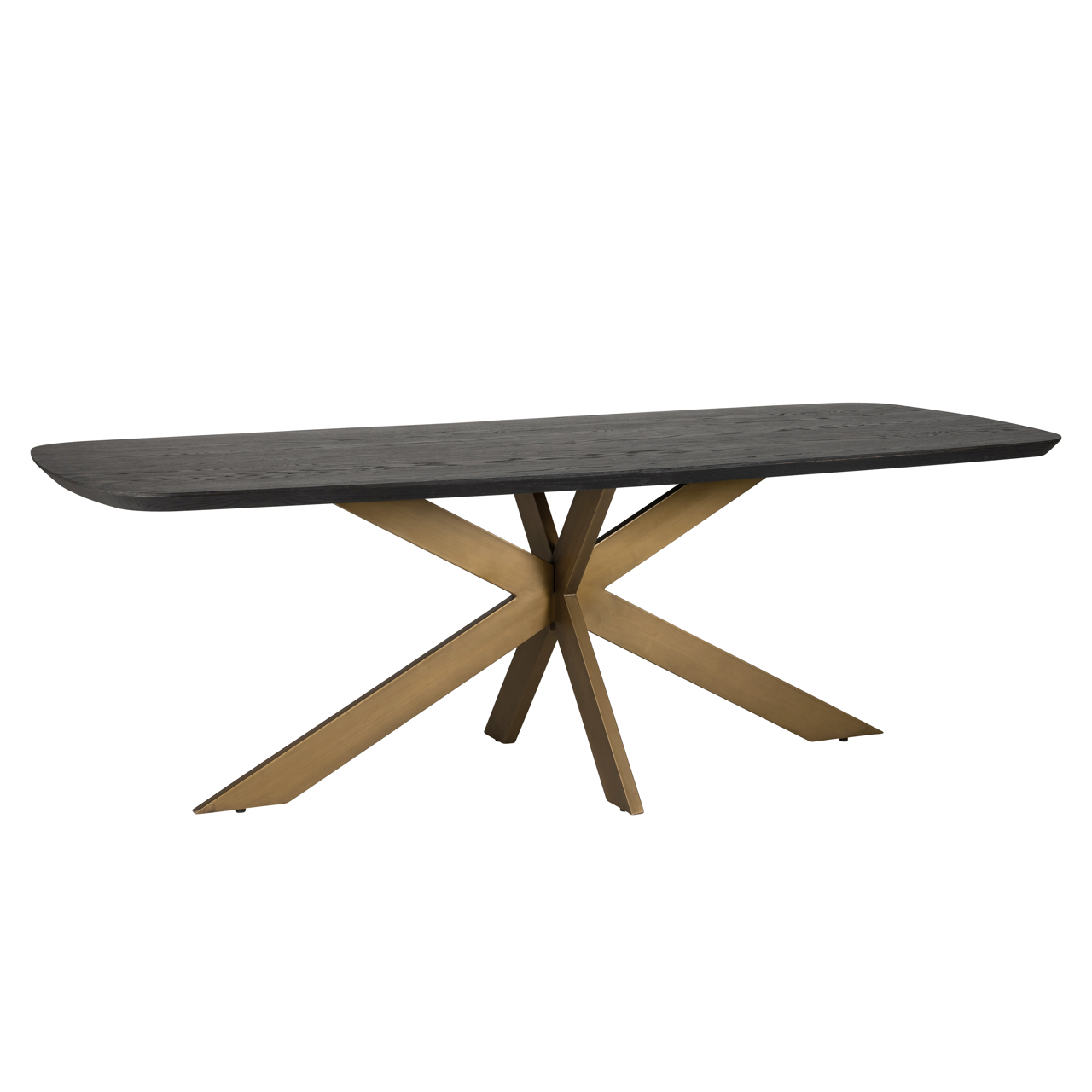 Dining table Cambon dark coffee danish oval 280 - Richmond Interiors