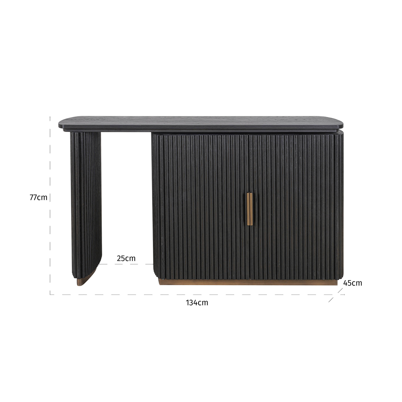 Desk Cambon dark coffee - Richmond Interiors