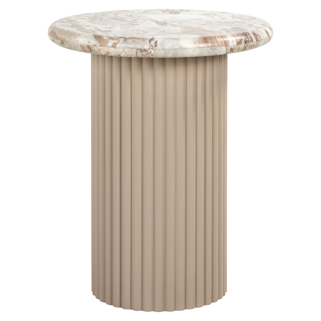 Beistelltisch Coronel Blush beige (Mdf|Toronto Marmor) - Richmond Interiors