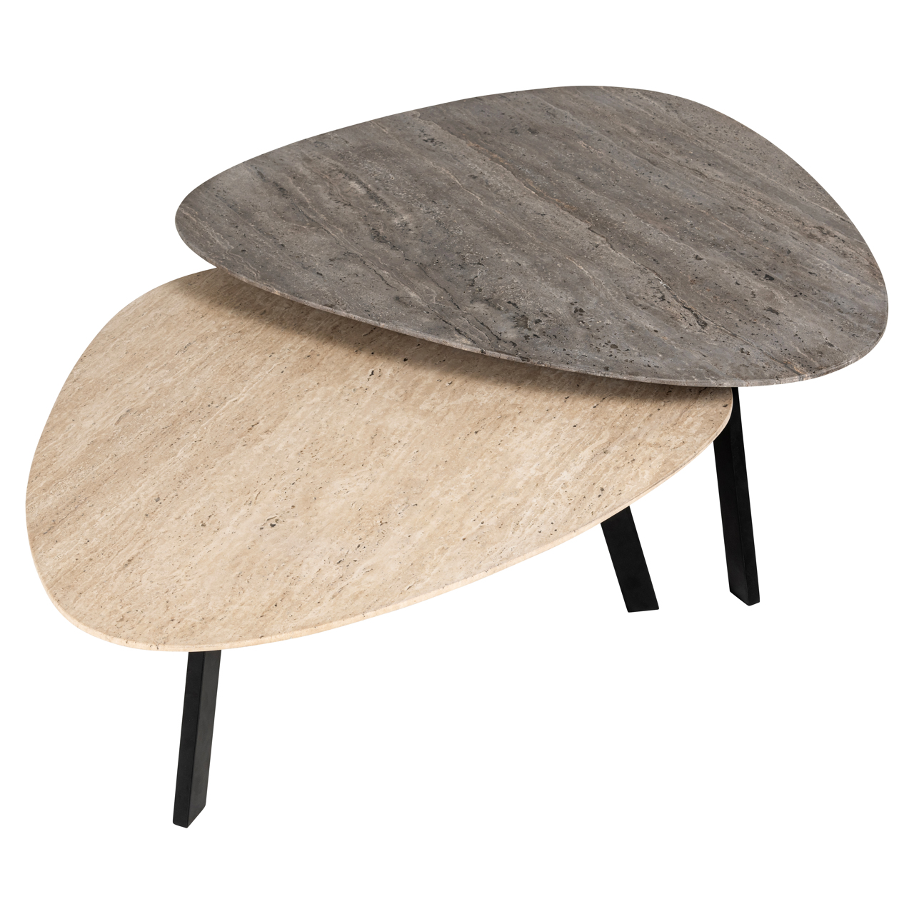 Couchtisch Spencer beige (Set aus 2) - Richmond Interiors