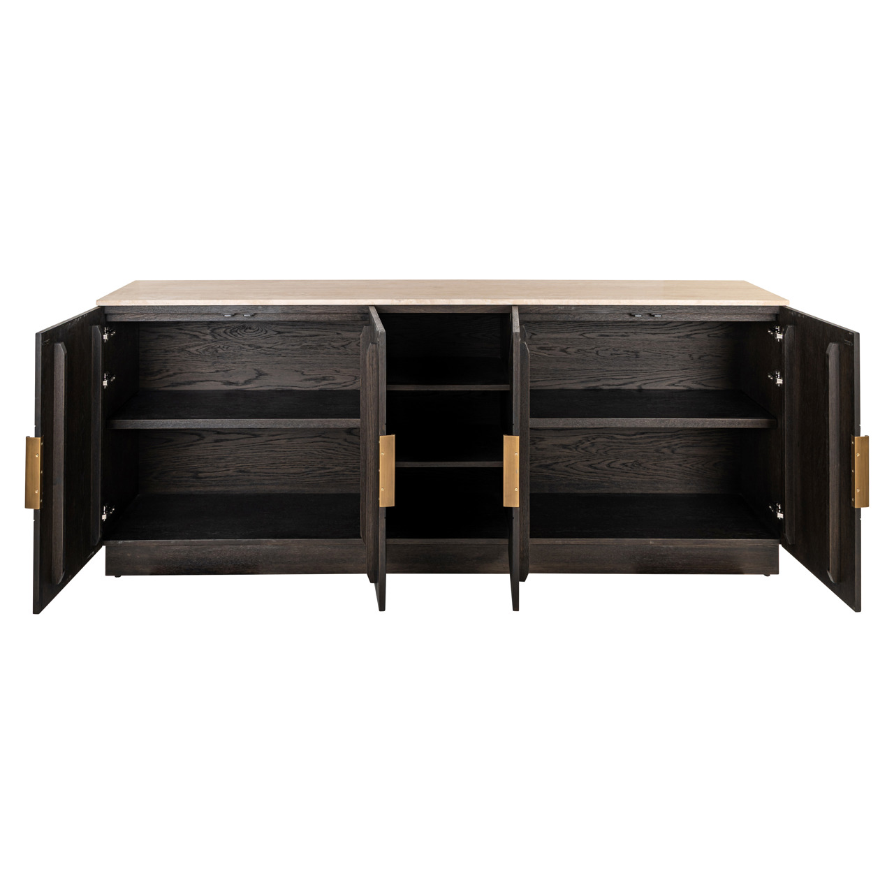 Sideboard Claremont brown 4-doors 2-shelves - Richmond Interiors