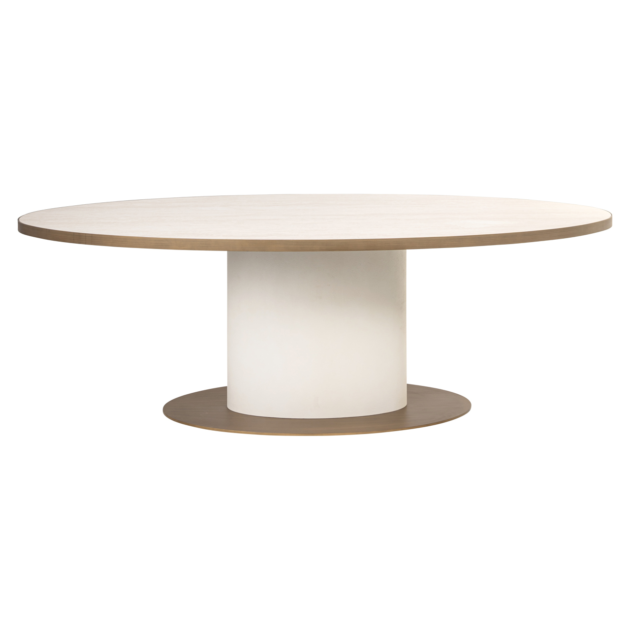 Mesa de comedor Tivoli white oval 230 - Richmond Interiors