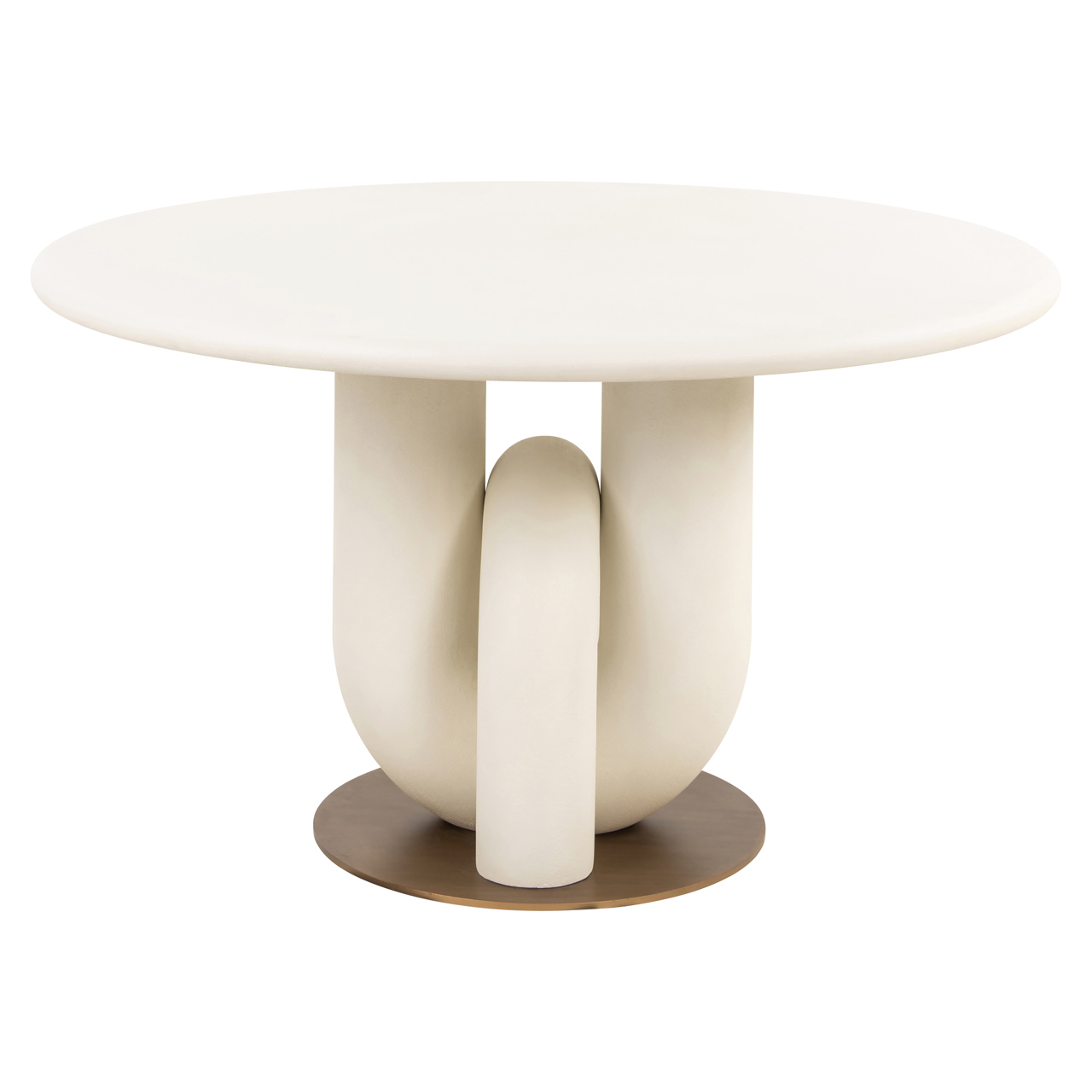 Mesa de comedor Winslow white 135Ø - Richmond Interiors