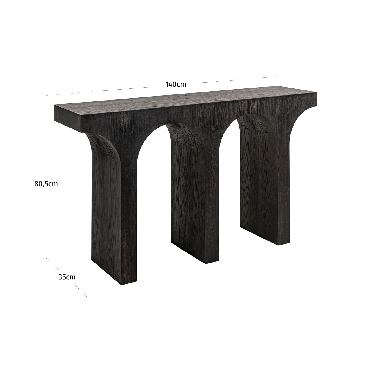 Konsole Ashford dark brown - Richmond Interiors