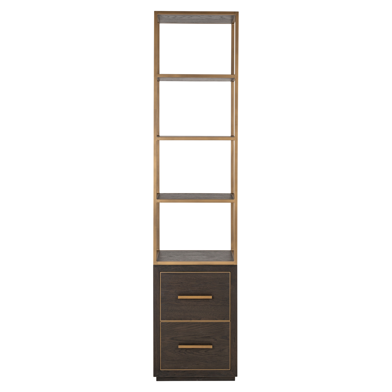 Vitrine Carter brown small 2-drawers - Richmond Interiors