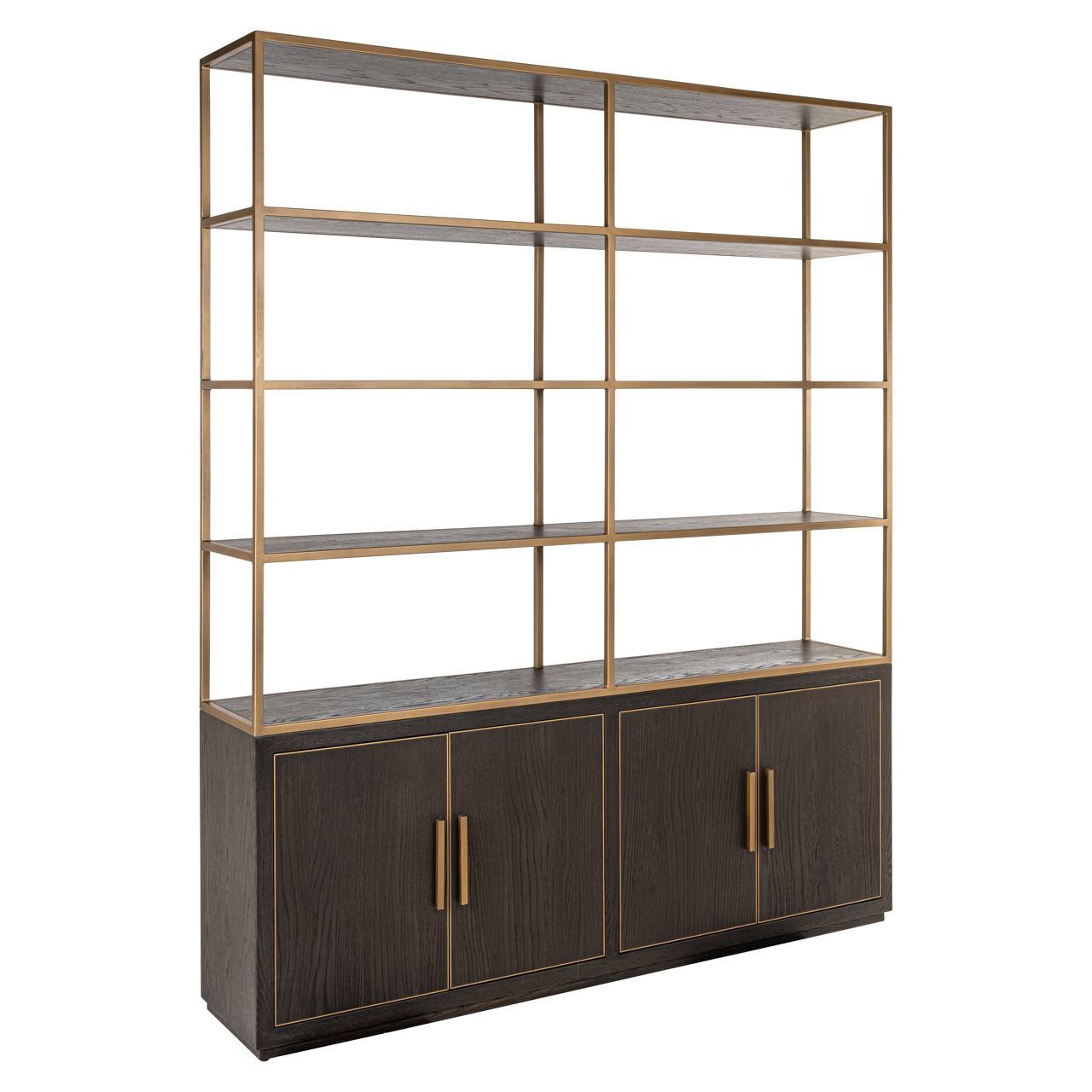 Vitrine Carter brown large 4-doors - Richmond Interiors