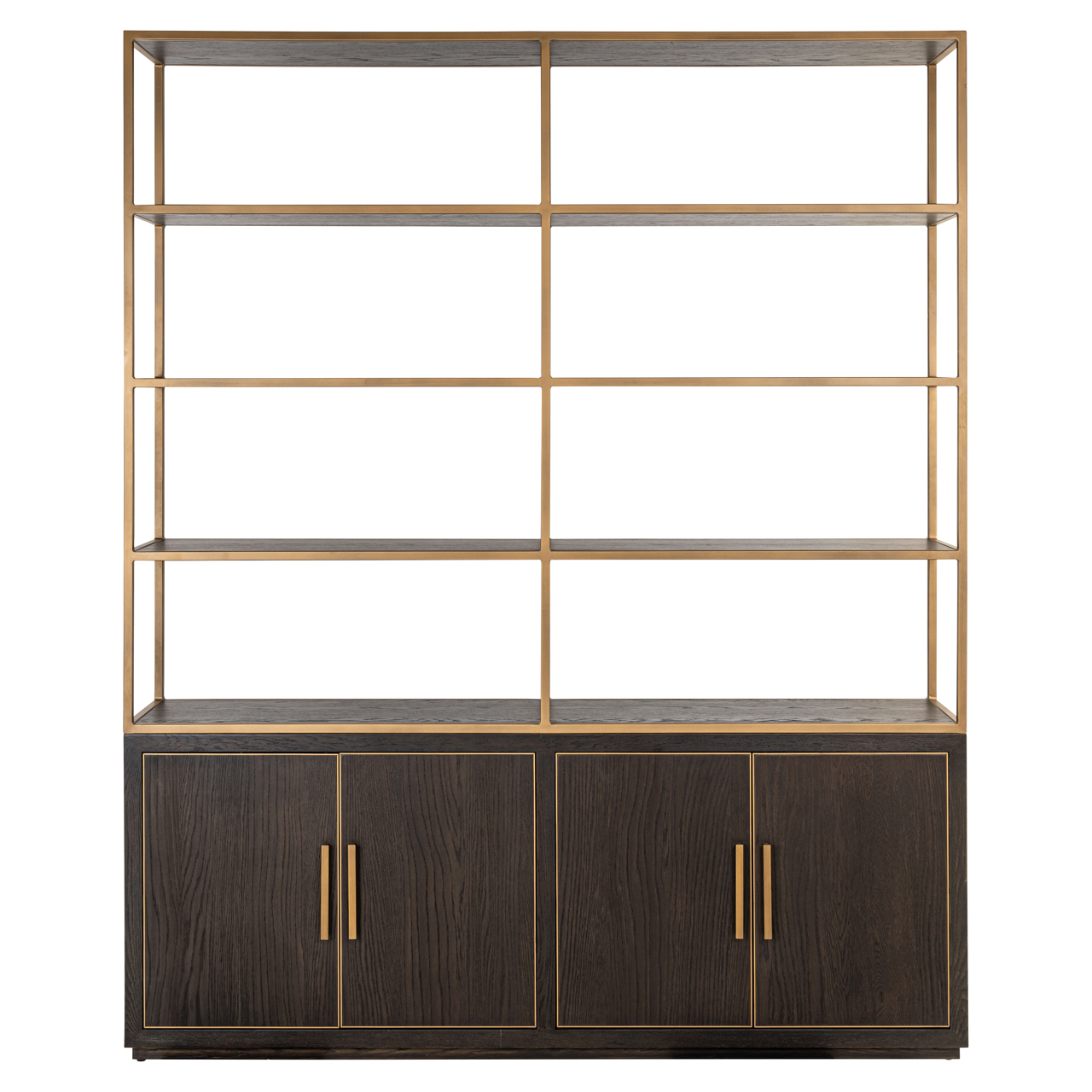 Vitrine Carter brown large 4-doors - Richmond Interiors