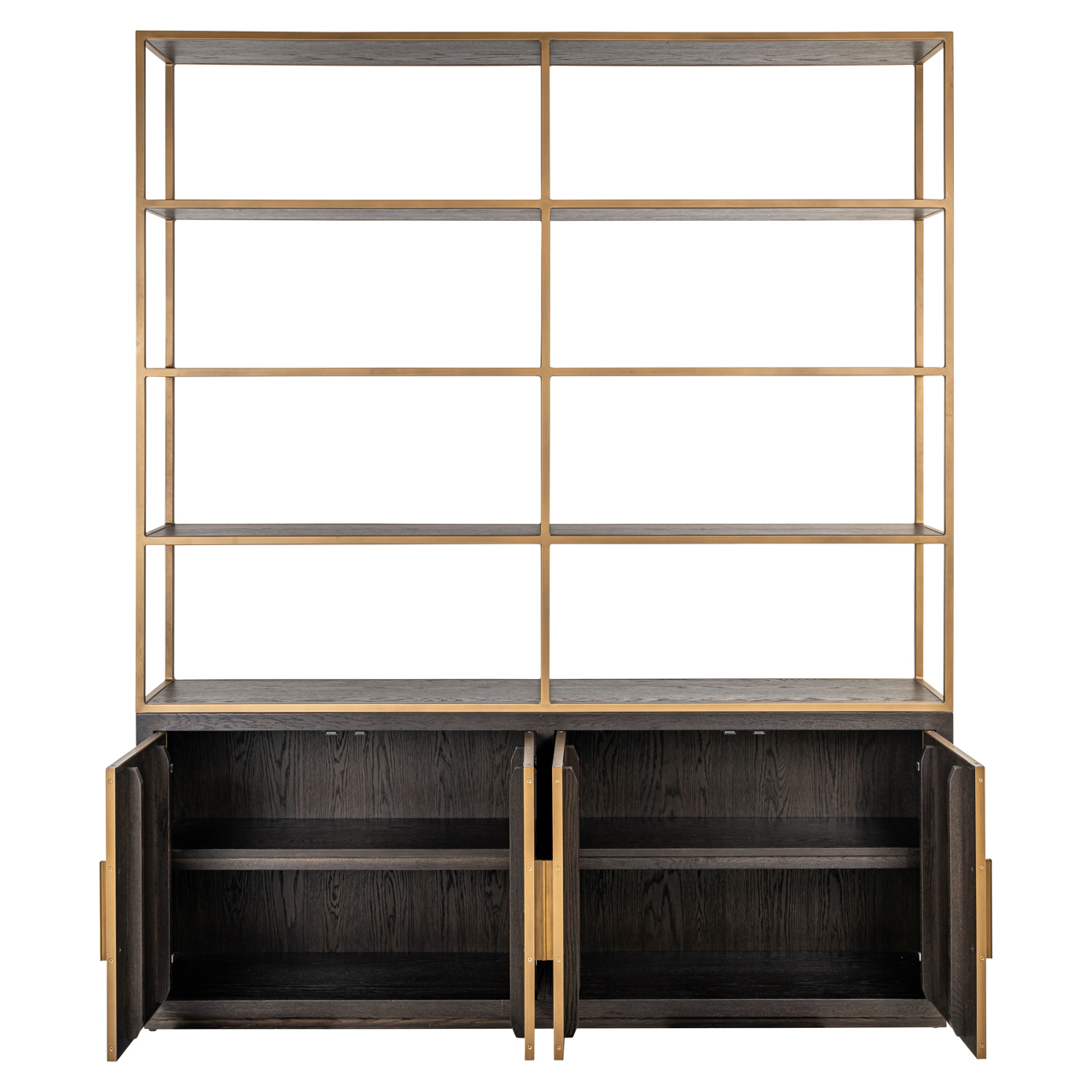 Vitrine Carter brown large 4-doors - Richmond Interiors