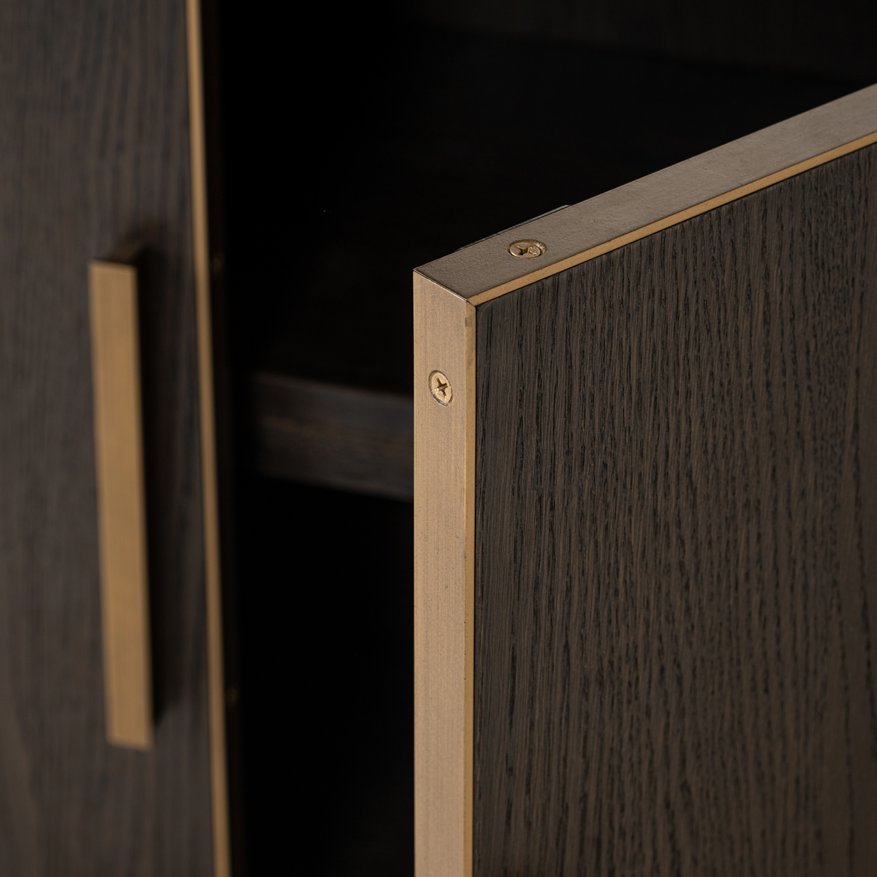Vitrine Carter brown large 4-doors - Richmond Interiors