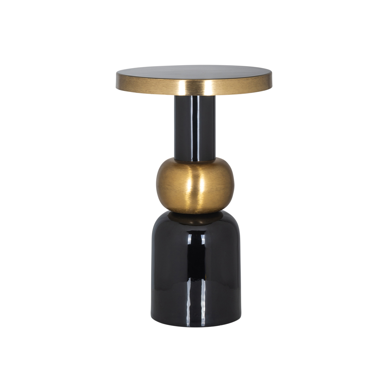 Mesa auxiliar Mose negro 41Ø - Richmond Interiors