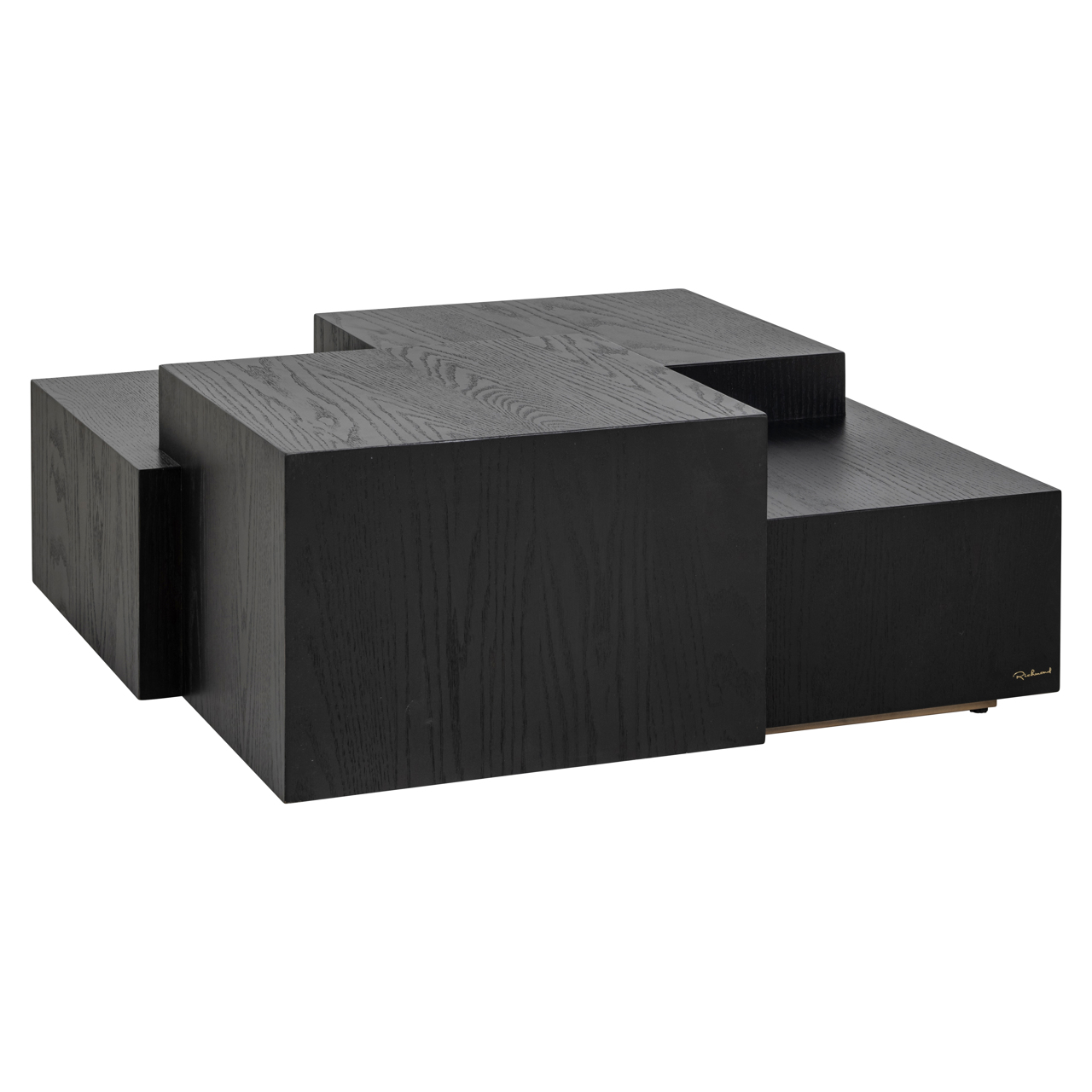 Couchtisch Lennox dark coffee (Eiche|Eiche Fineer|Ijzer) - Richmond Interiors