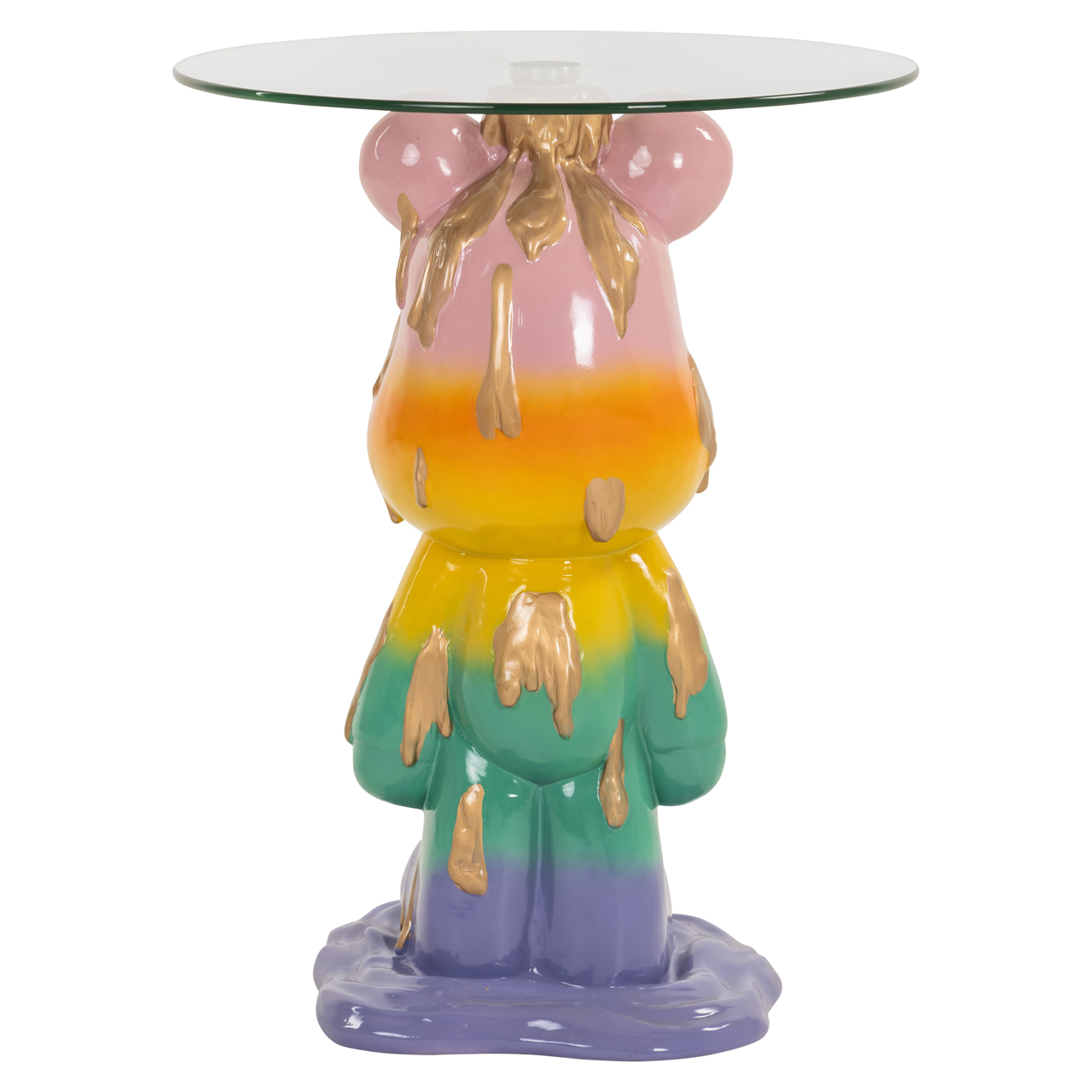 Beistelltisch Ebba multicolor (Polyresin|Glas) - Richmond Interiors