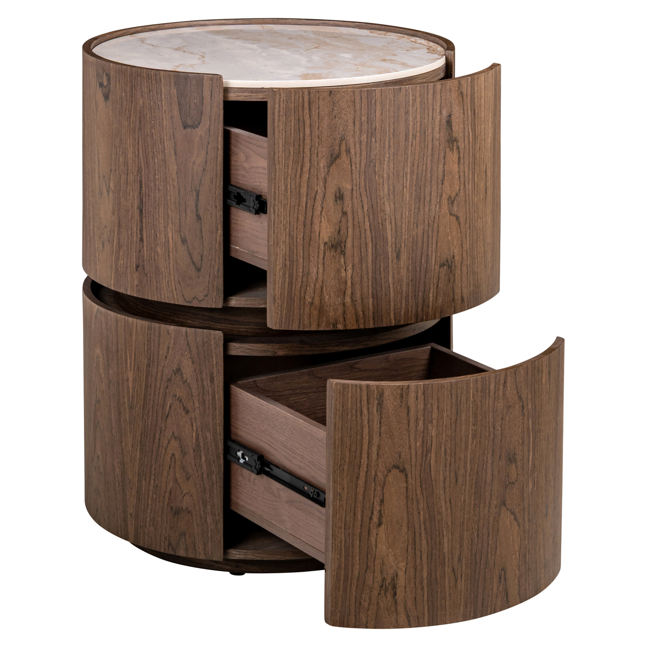 Nachttisch Ellery brown 2-drawers - Richmond Interiors