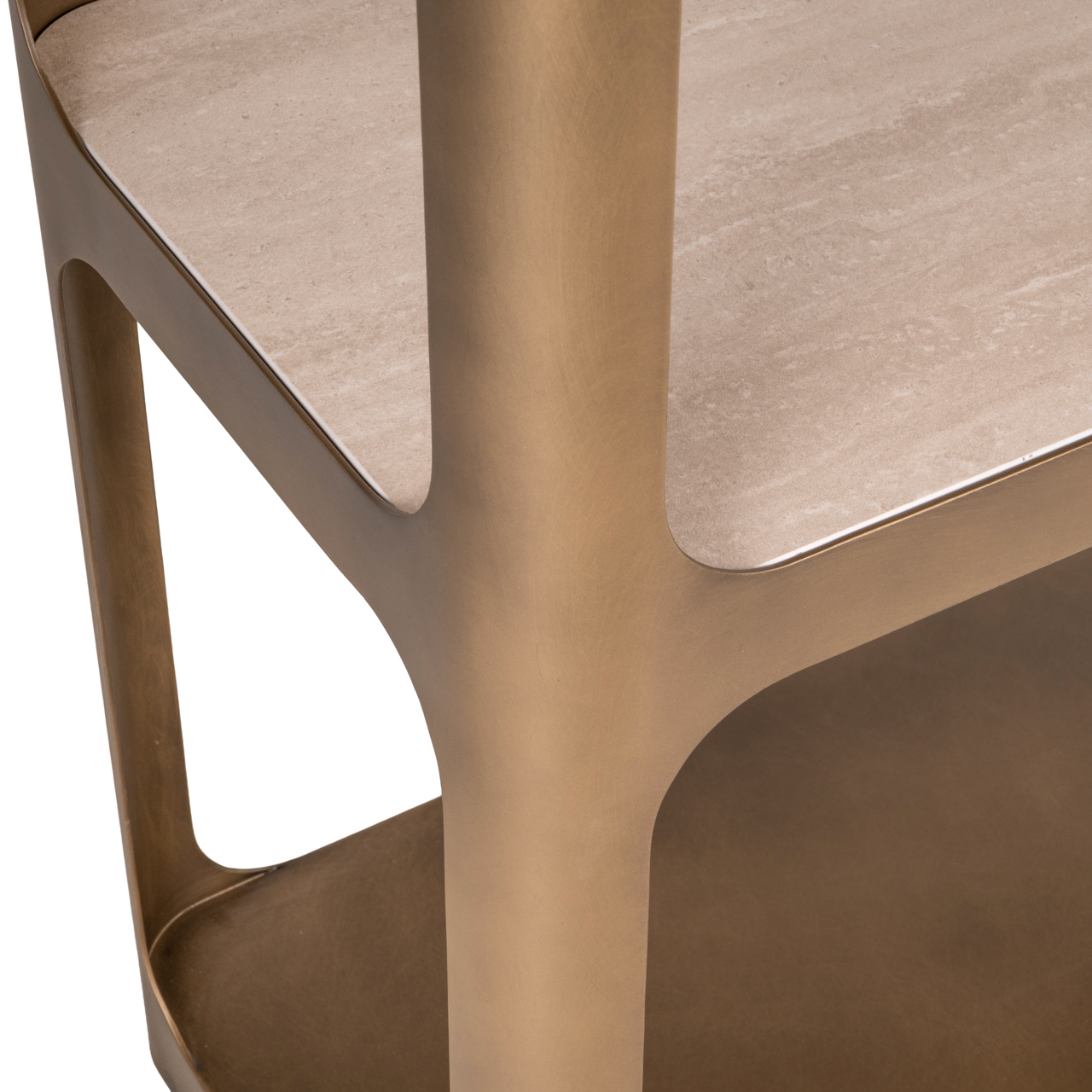 Mueble de pared Claridge dorado antiguo - Richmond Interiors