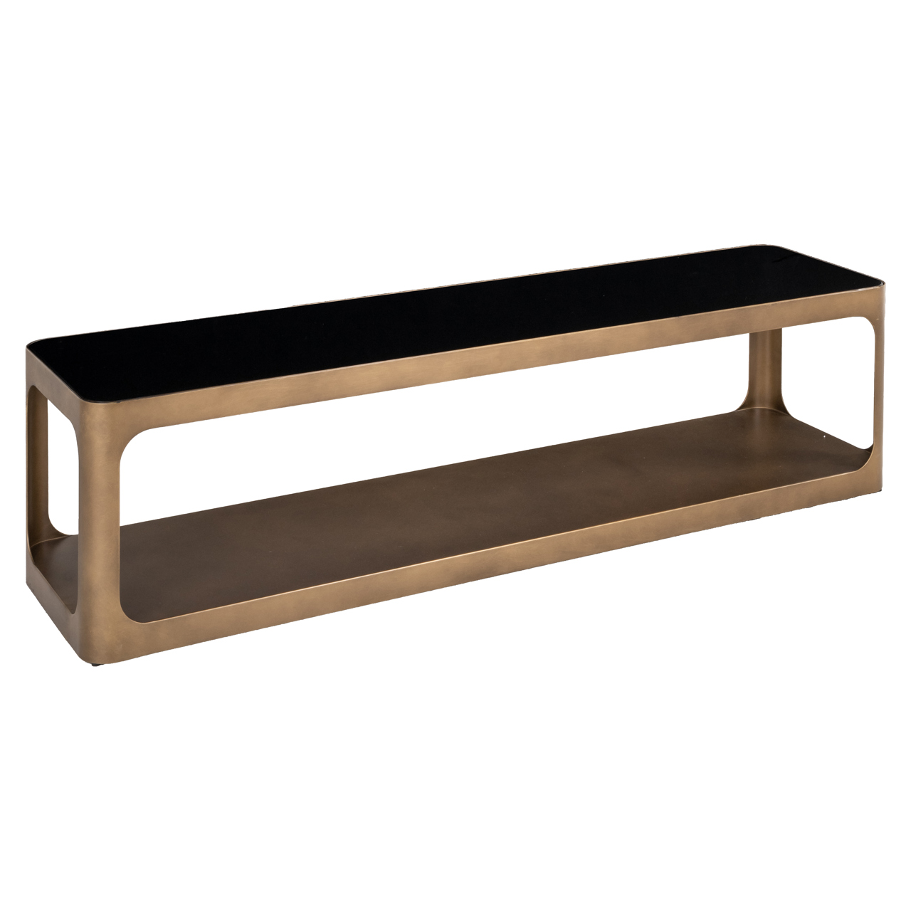 TV-Schrank Claridge beige 160x40 (Ijzer|Keramiek|Glas) - Richmond Interiors
