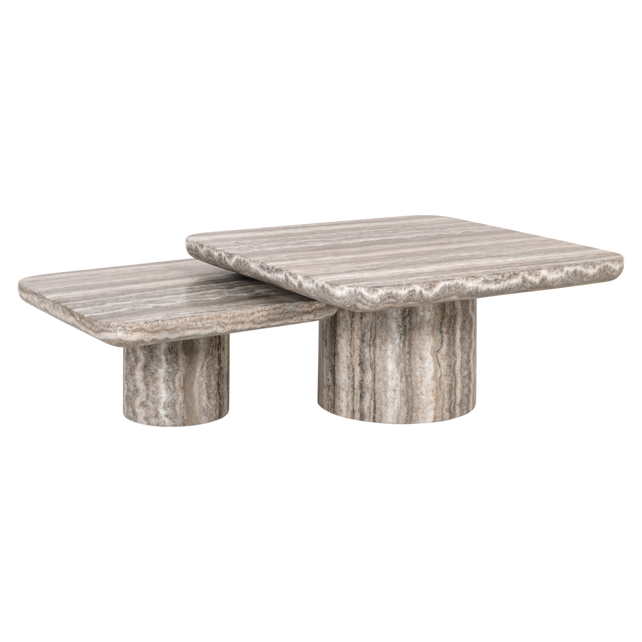 Couchtisch Dulce grey (denizly) (Set aus 2) - Richmond Interiors