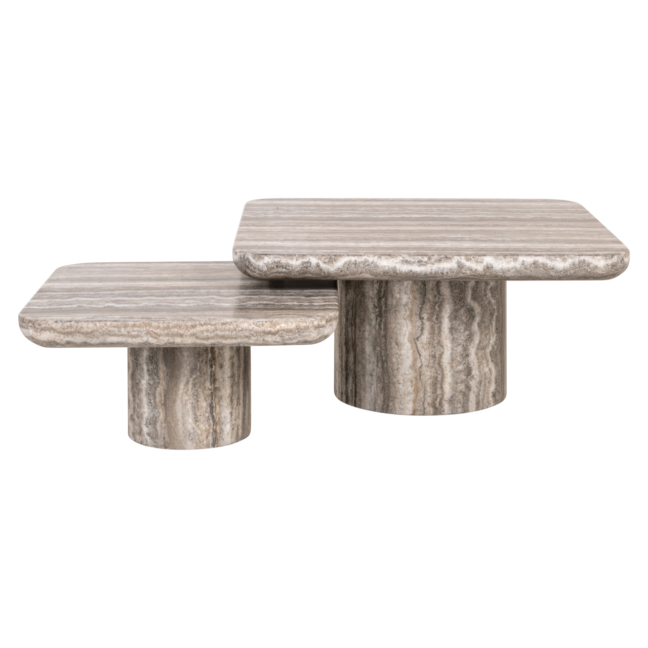 Couchtisch Dulce grey (denizly) (Set aus 2) - Richmond Interiors