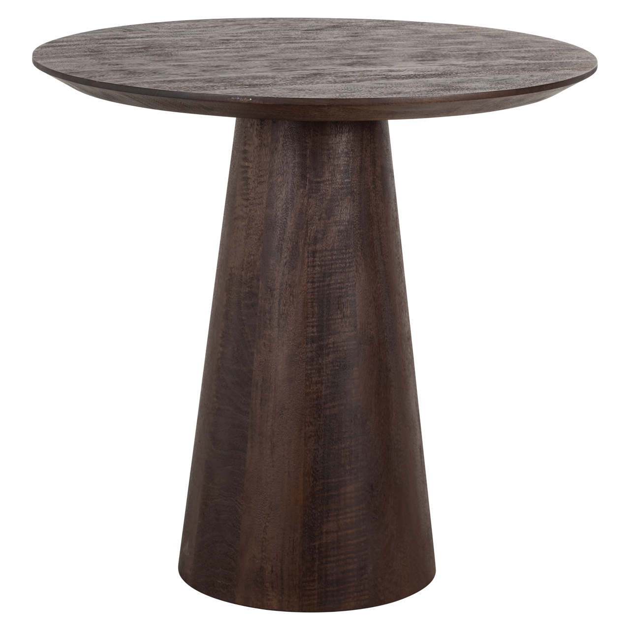 Bistro-Tisch Willow dark brown 80Ø (Mango) - Richmond Interiors
