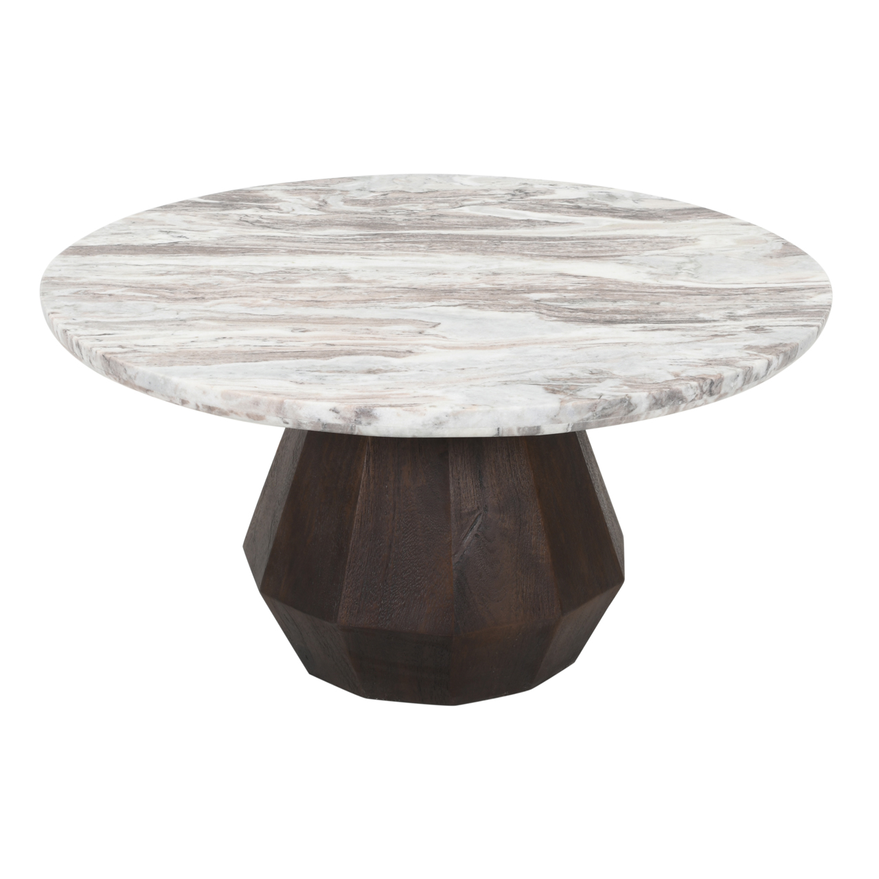 Mesa de centro Oberoy Blush beige 80Ø - Richmond Interiors