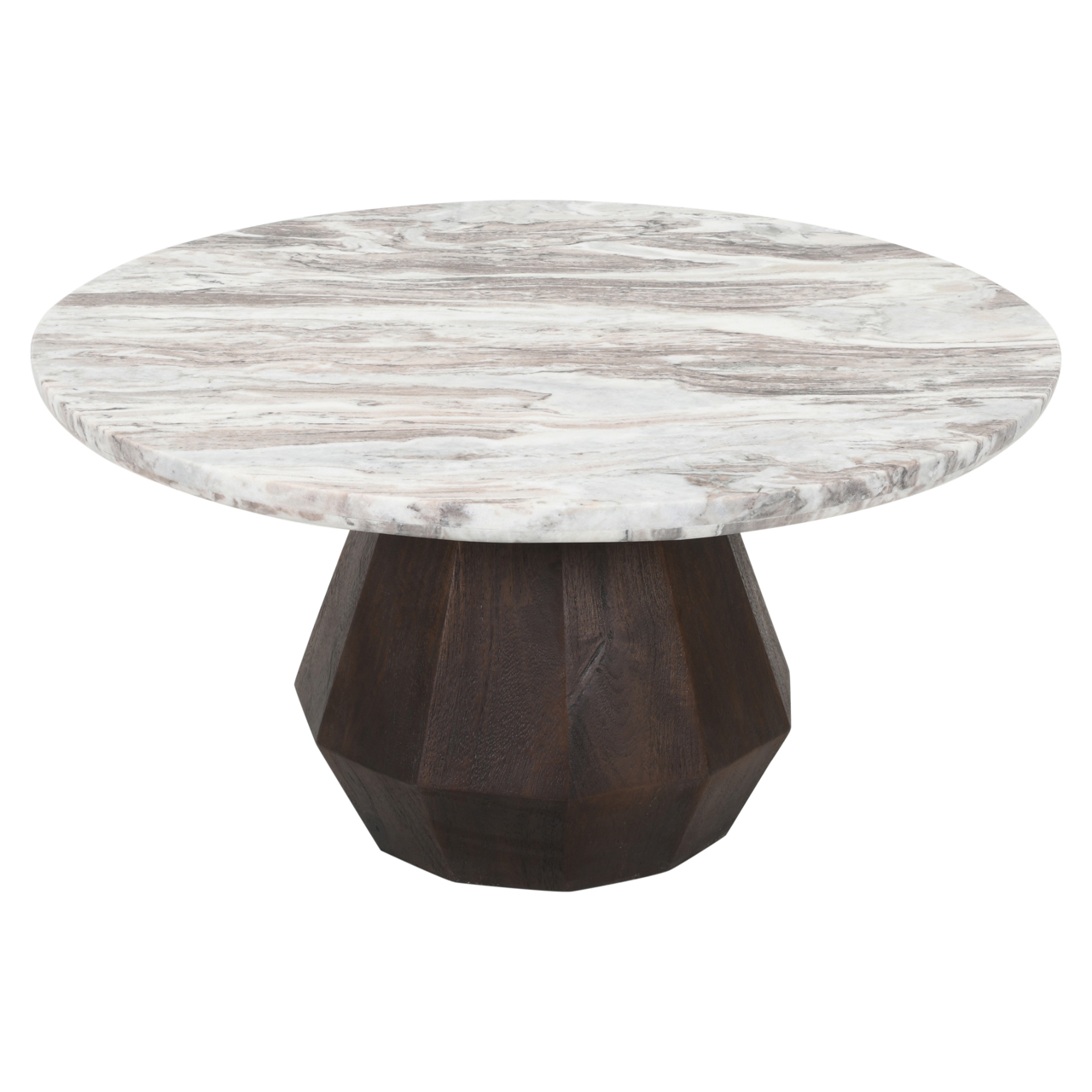 Mesa de centro Oberoy Blush beige 80Ø - Richmond Interiors