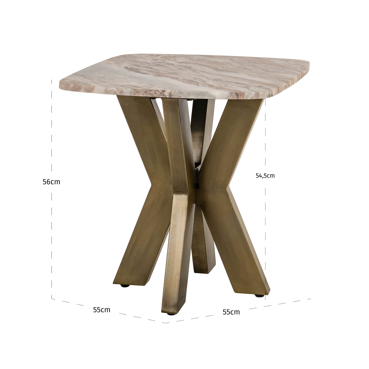 Beistelltisch Bottega Blush beige - Richmond Interiors