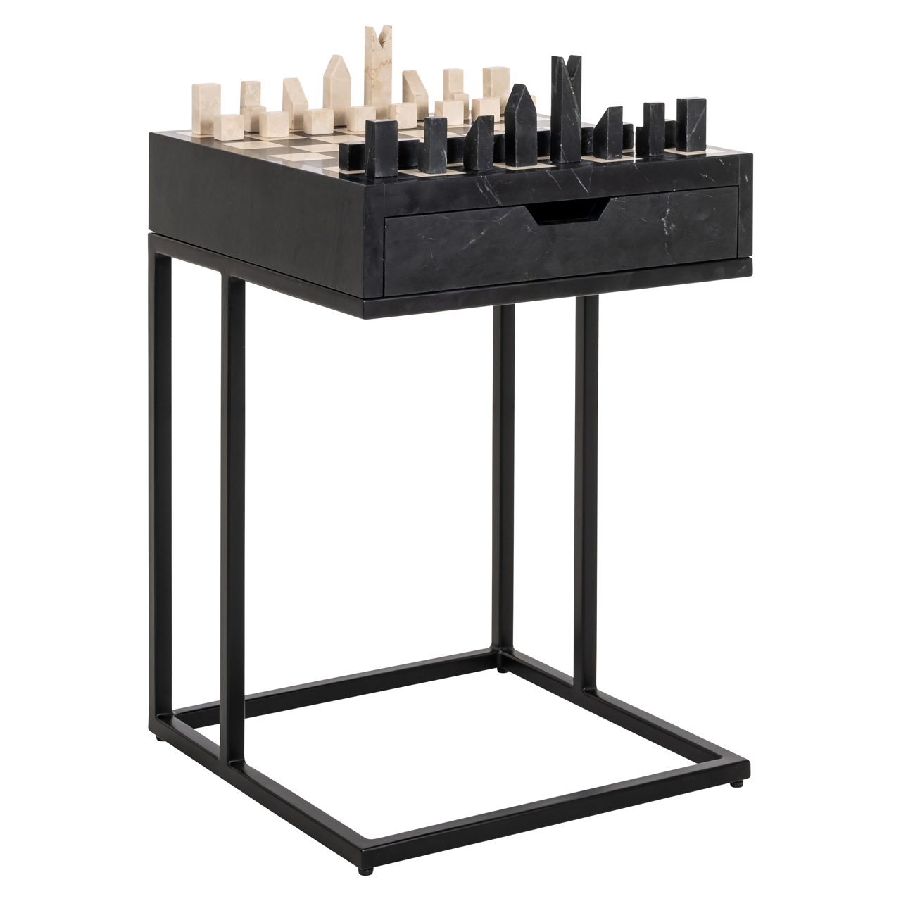 Mesa auxiliar Davos black - Richmond Interiors