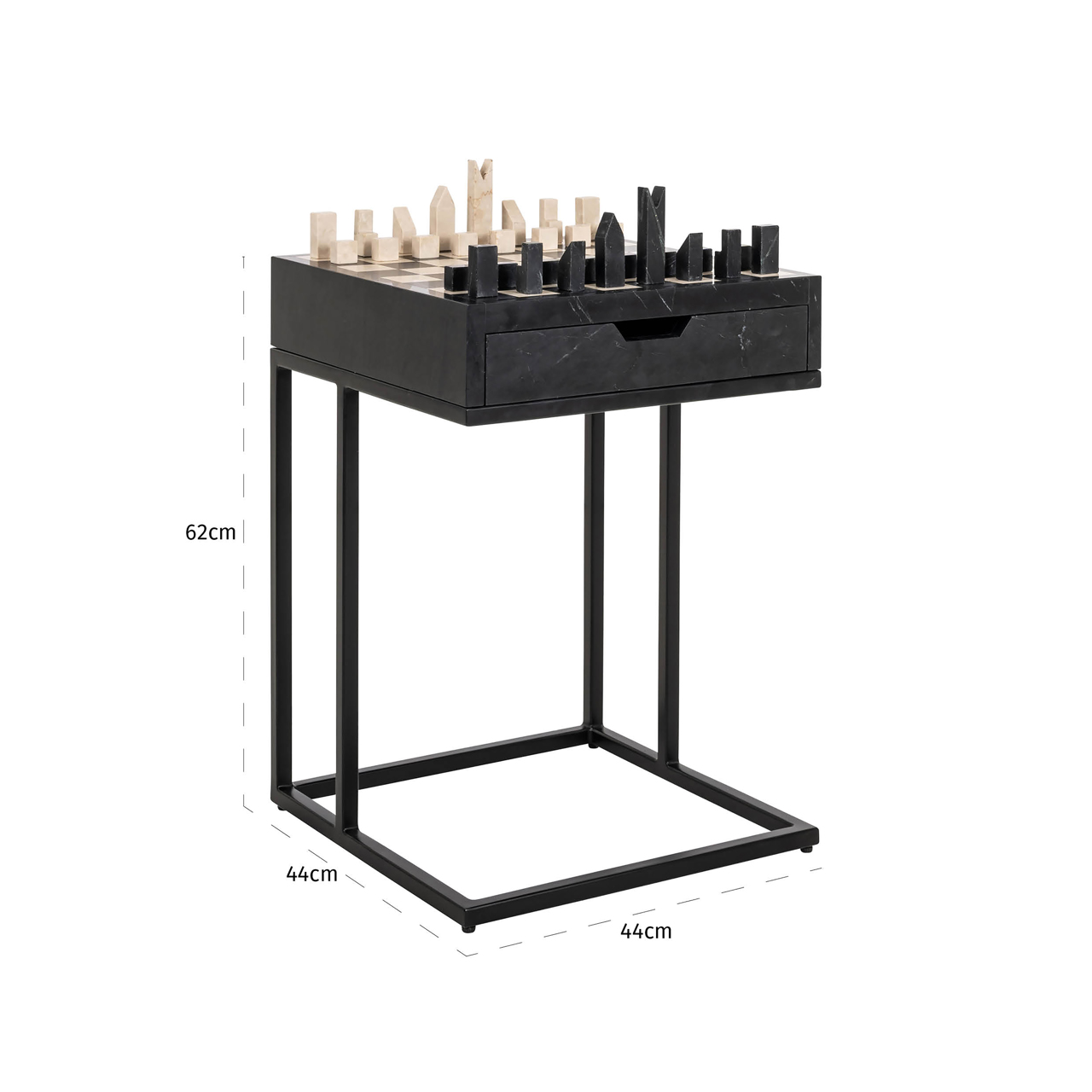 Beistelltisch Davos black - Richmond Interiors