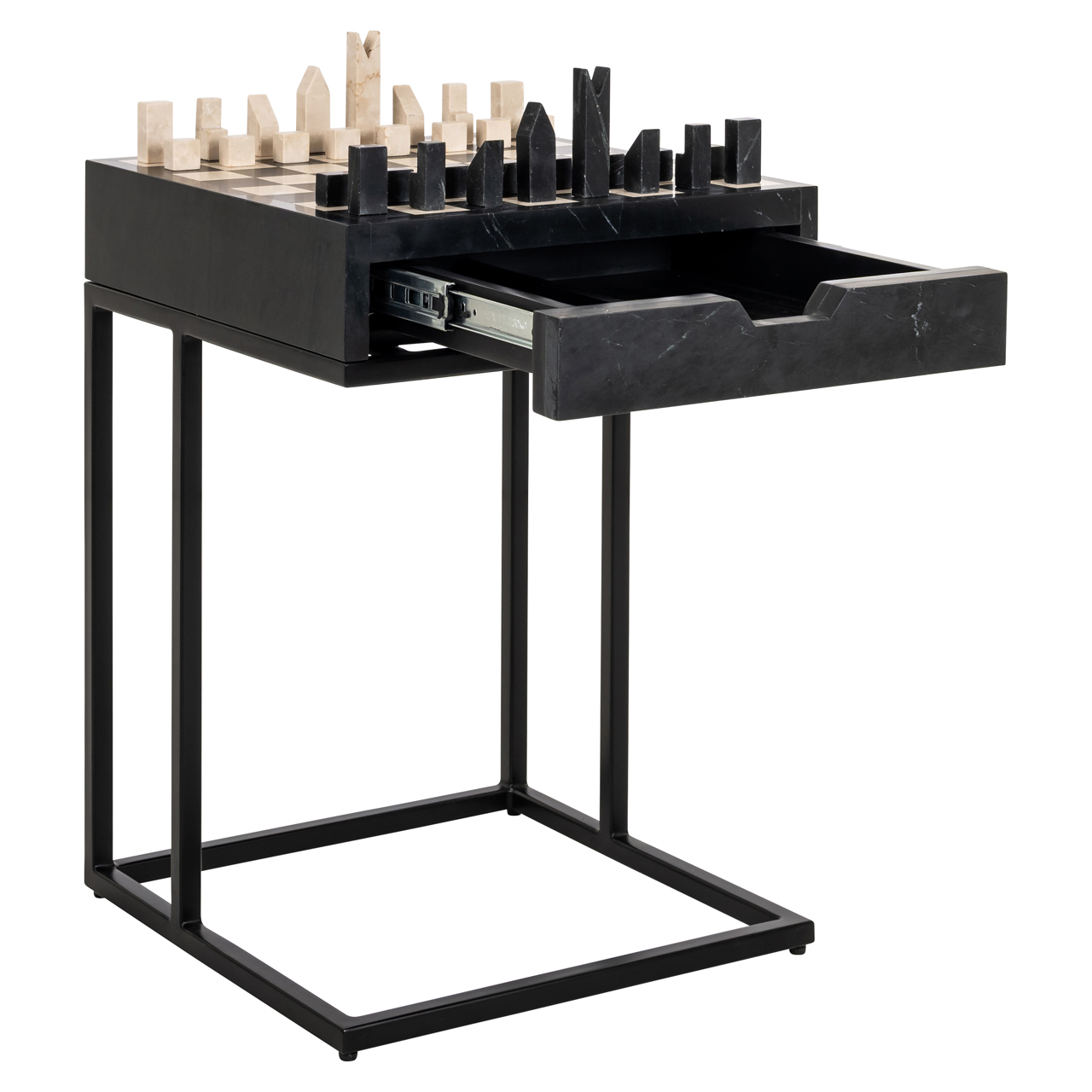 Mesa auxiliar Davos black - Richmond Interiors