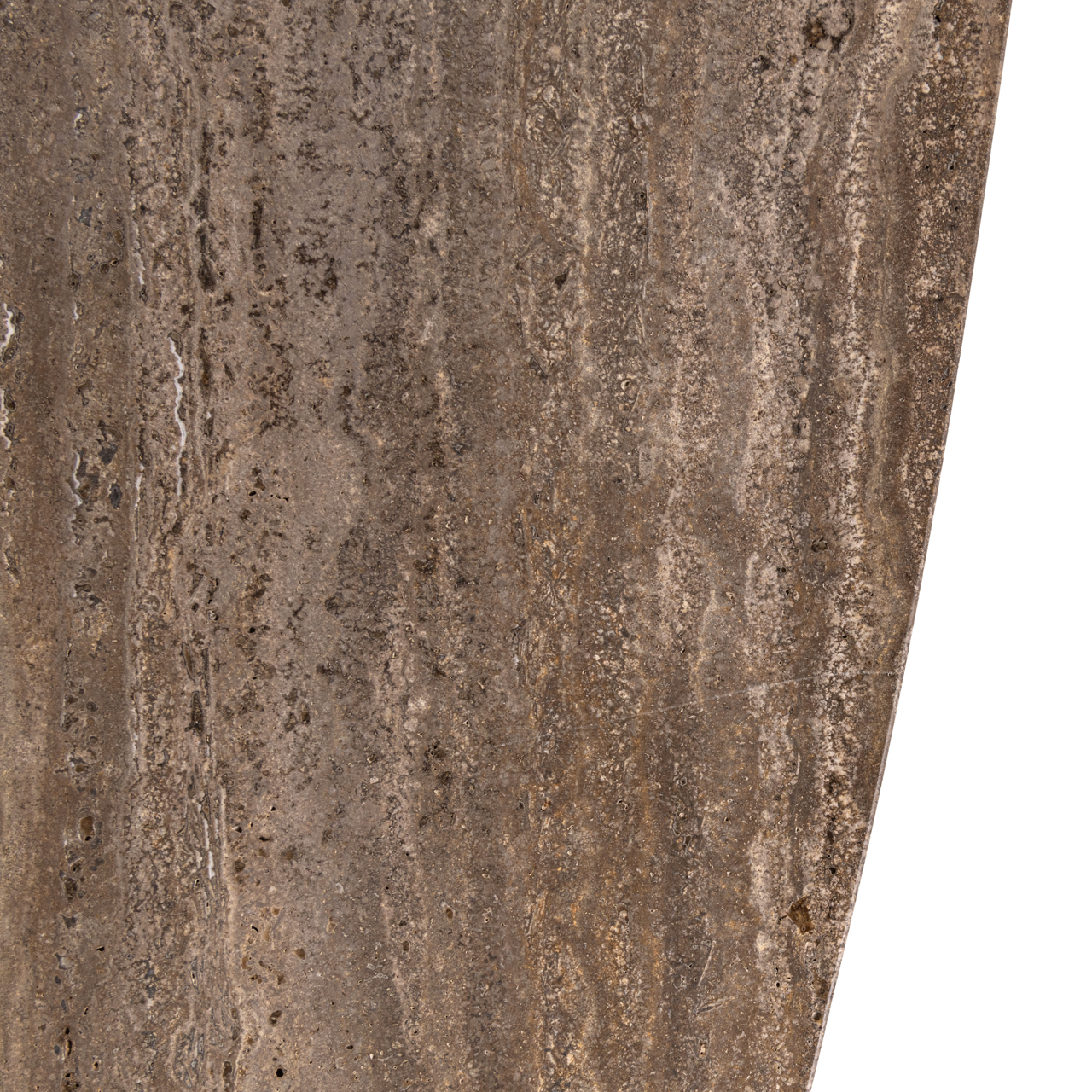 Esstisch Russo ash brown oval 235 (Aluminium|Travertine) - Richmond Interiors