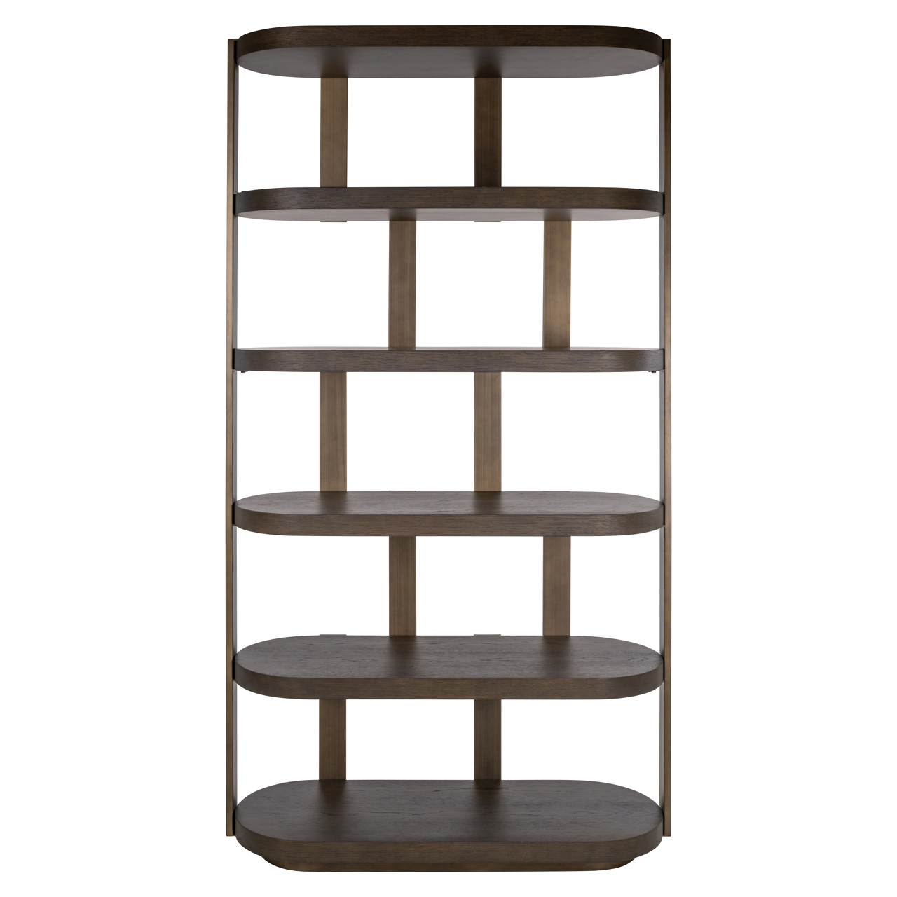 Vitrine Ellington brown (Mdf|Eiche Fineer|Metall) - Richmond Interiors