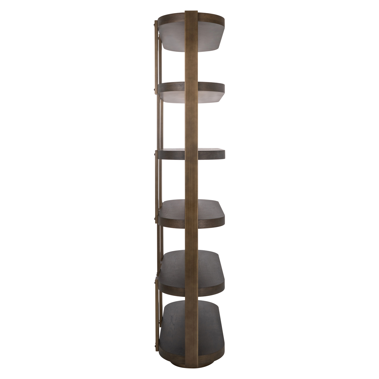 Vitrine Ellington brown (Mdf|Eiche Fineer|Metall) - Richmond Interiors