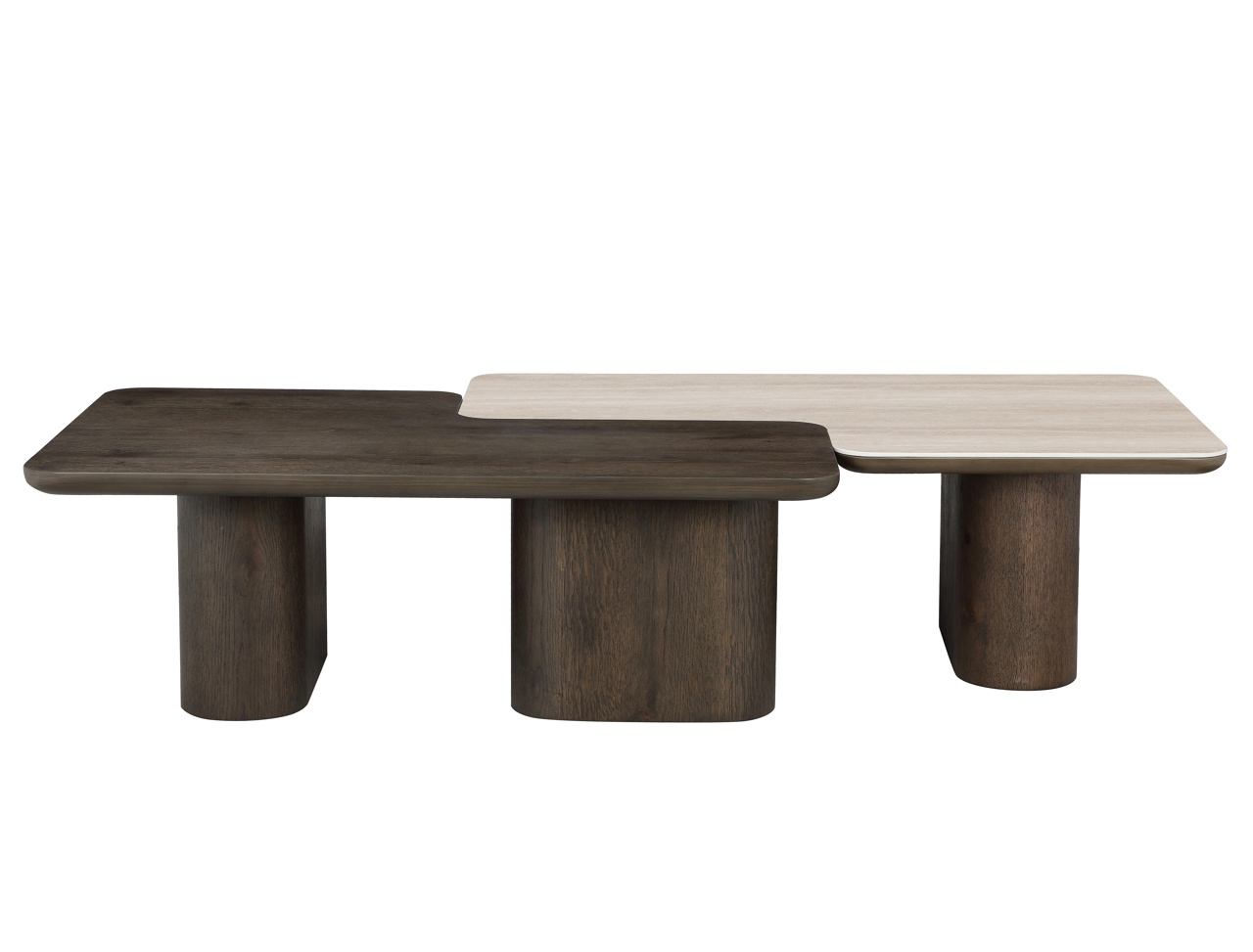 Mesa de centro Nando brown (set de 2) - Richmond Interiors