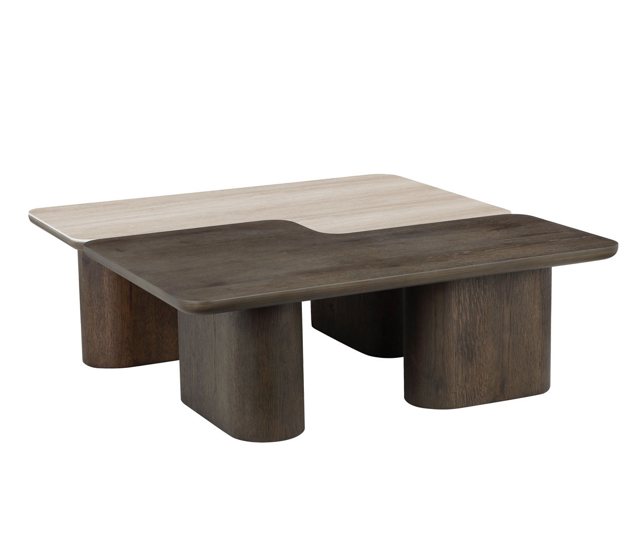 Mesa de centro Nando brown (set de 2) - Richmond Interiors