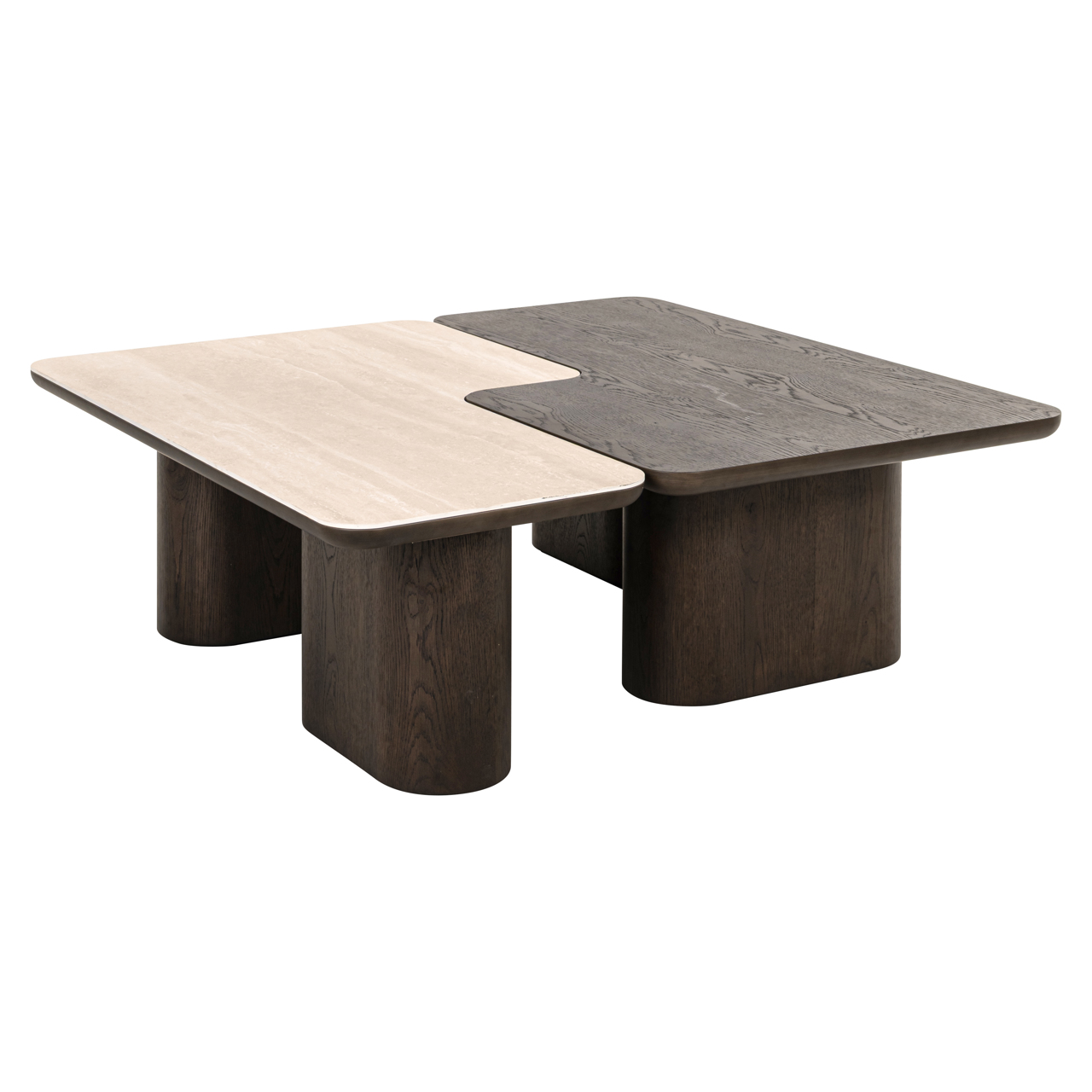 Couchtisch Nando brown (Set aus 2) - Richmond Interiors