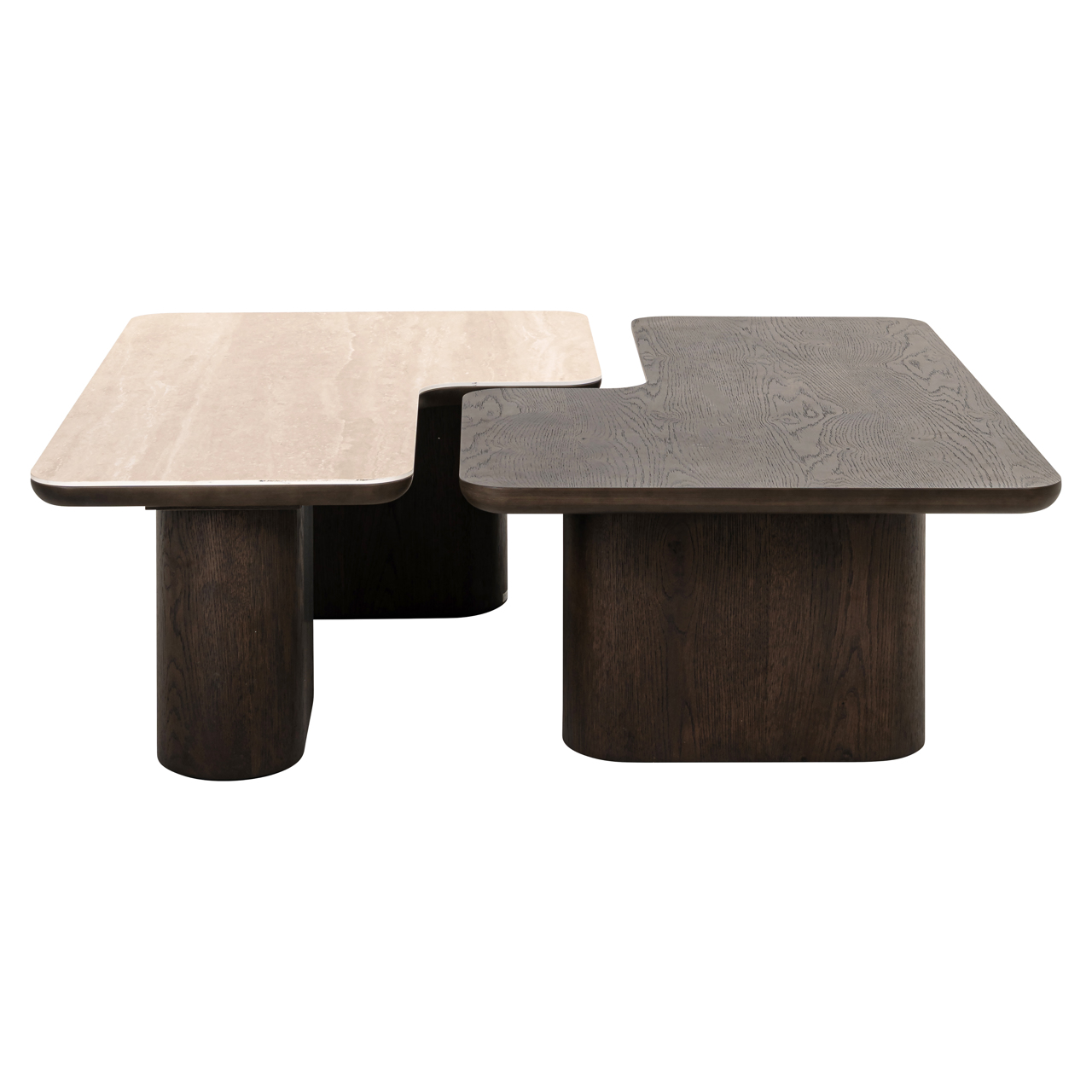 Mesa de centro Nando brown (set de 2) - Richmond Interiors