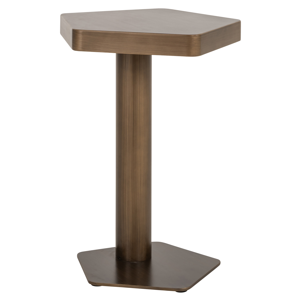 Sofabeistelltisch Hexa brushed gold (Ijzer) - Richmond Interiors