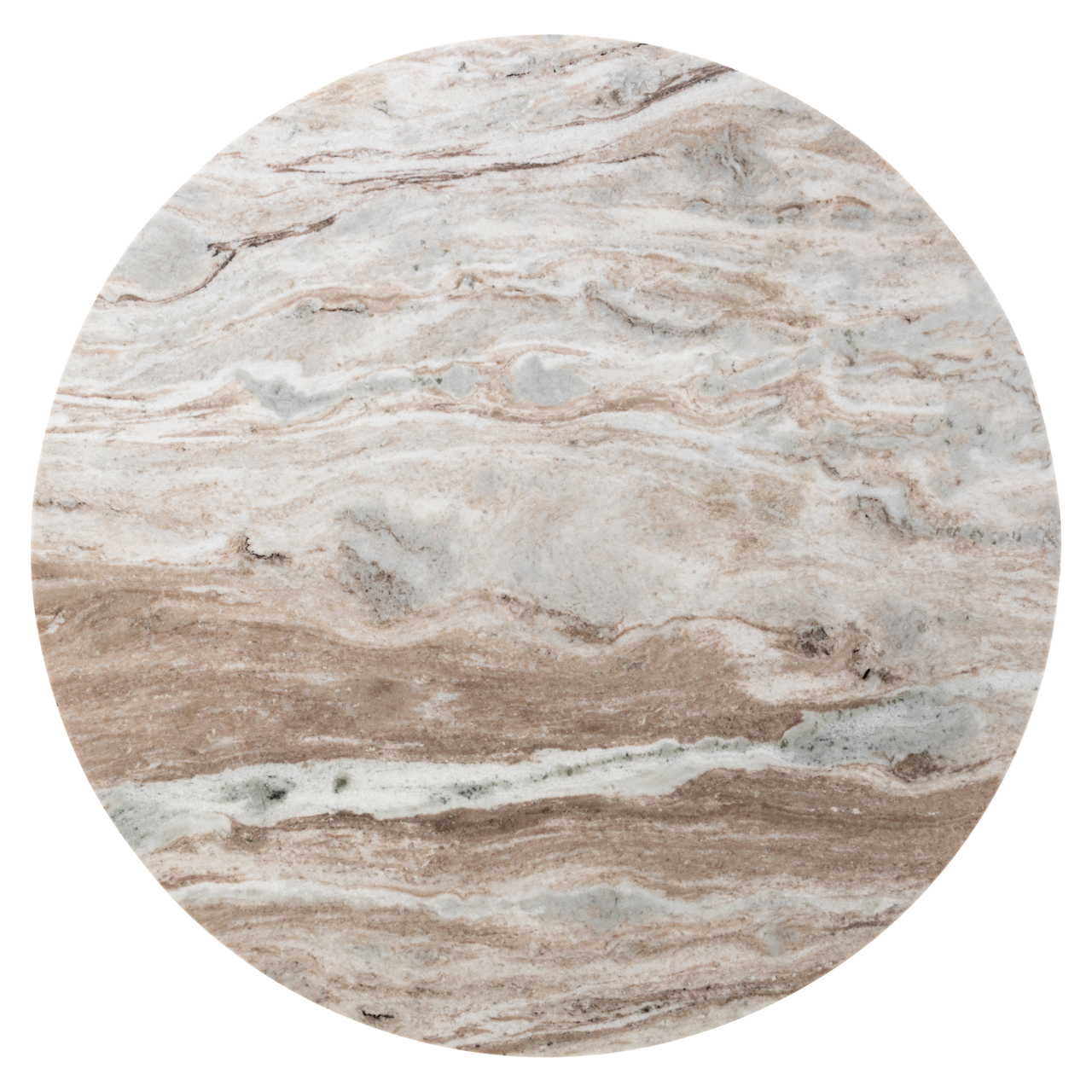 Mesa de comedor Nyon Blush beige 120Ø - Richmond Interiors