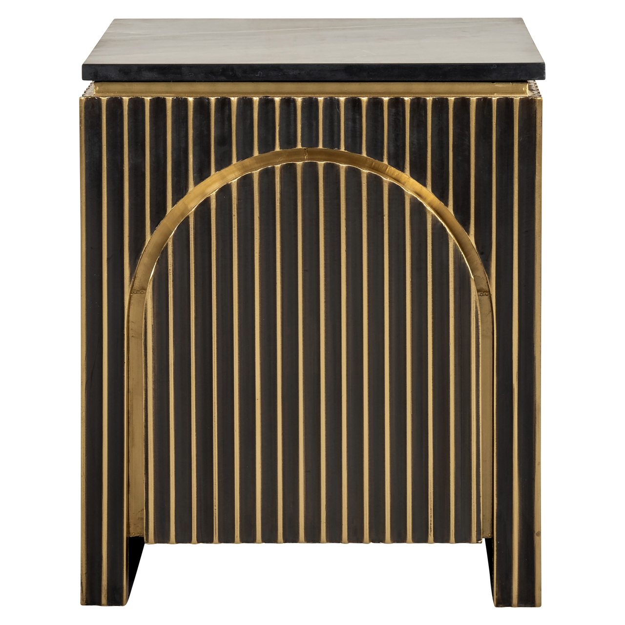 Nachttisch Les Arcs brushed gold - Richmond Interiors