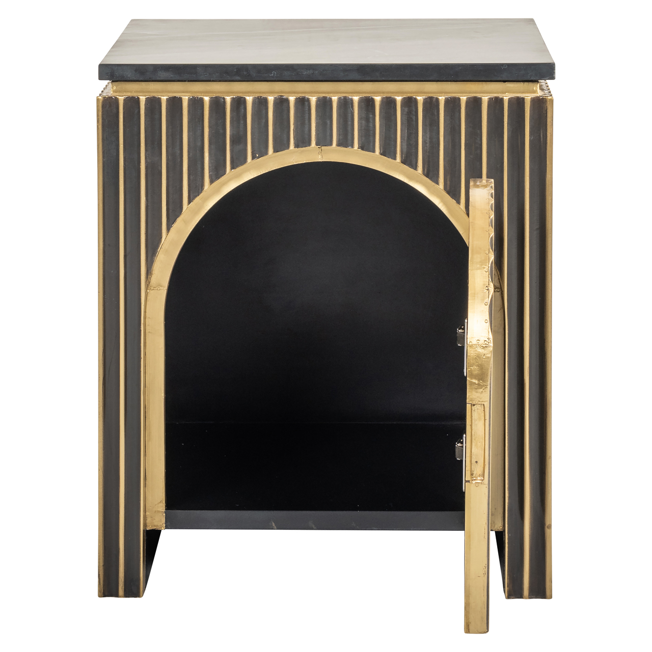 Nachttisch Les Arcs brushed gold - Richmond Interiors