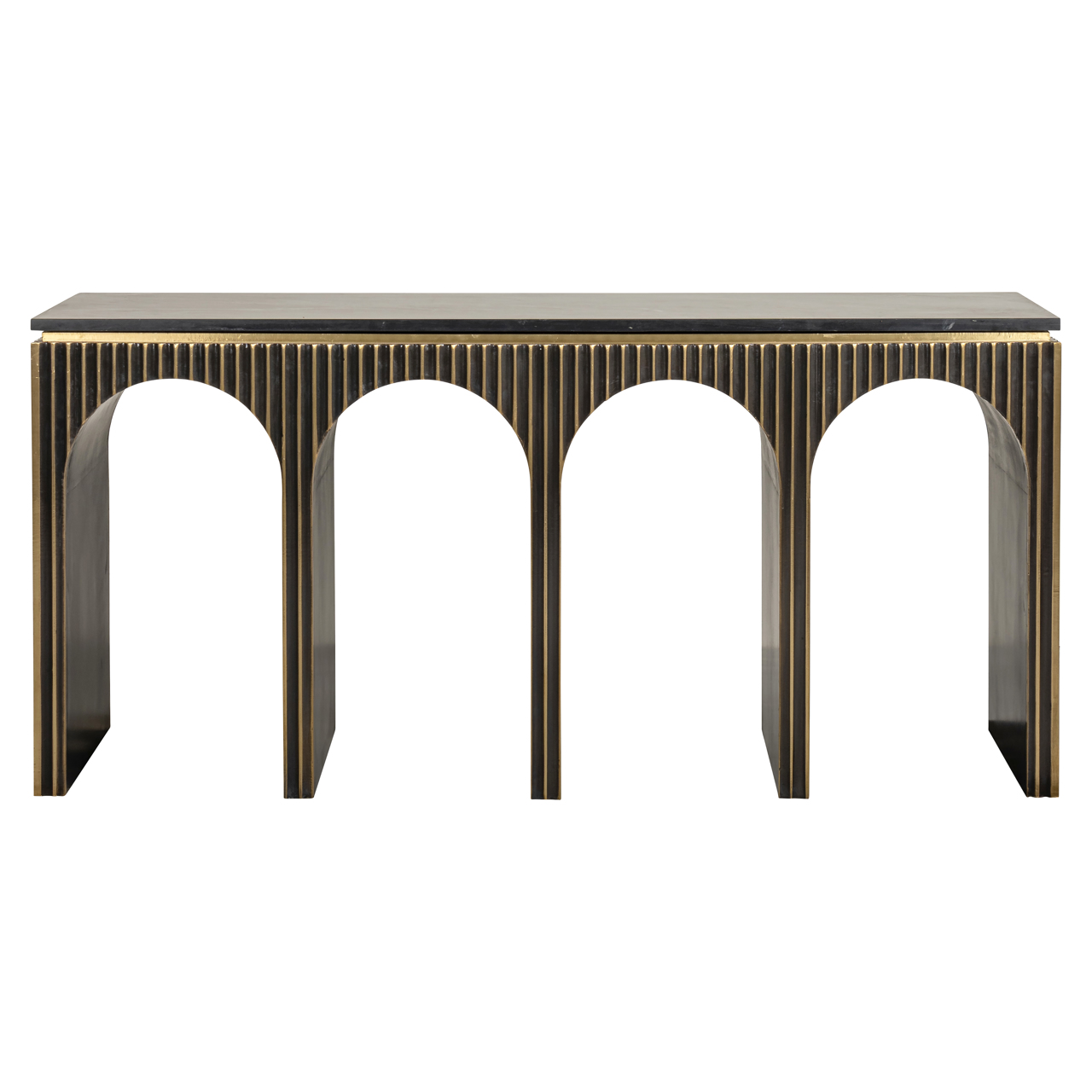 Konsole Les Arcs brushed gold - Richmond Interiors
