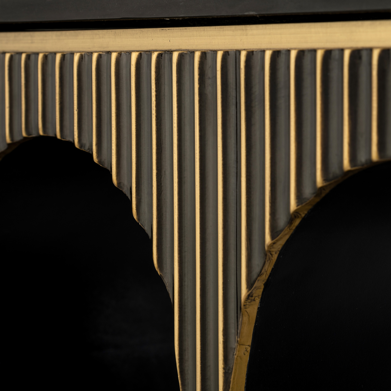 Konsole Les Arcs brushed gold - Richmond Interiors