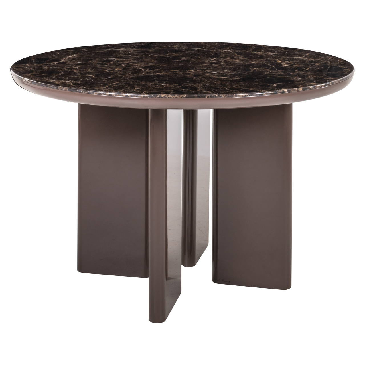Mesa de comedor Almundi chocolat brown 120Ø - Richmond Interiors